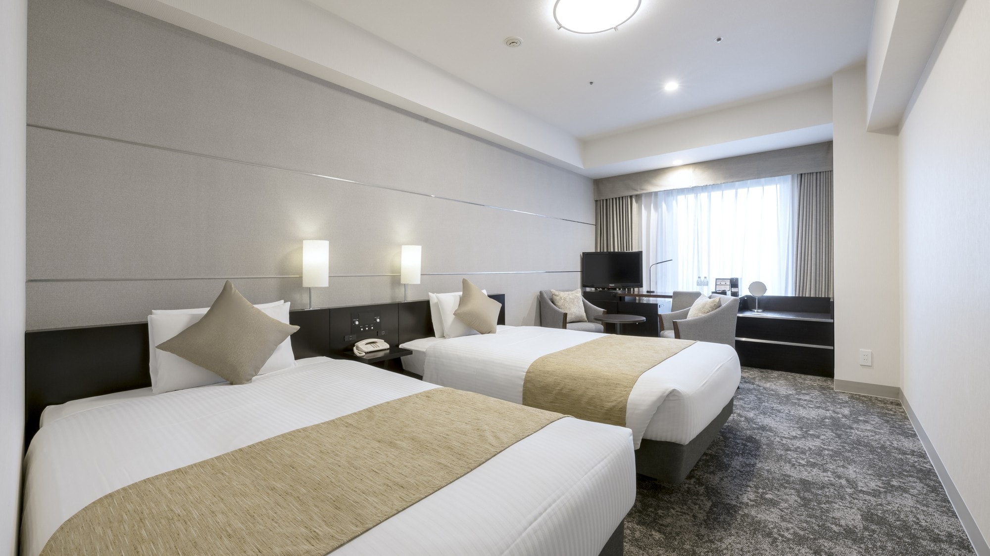 豪华双床房(带书桌)