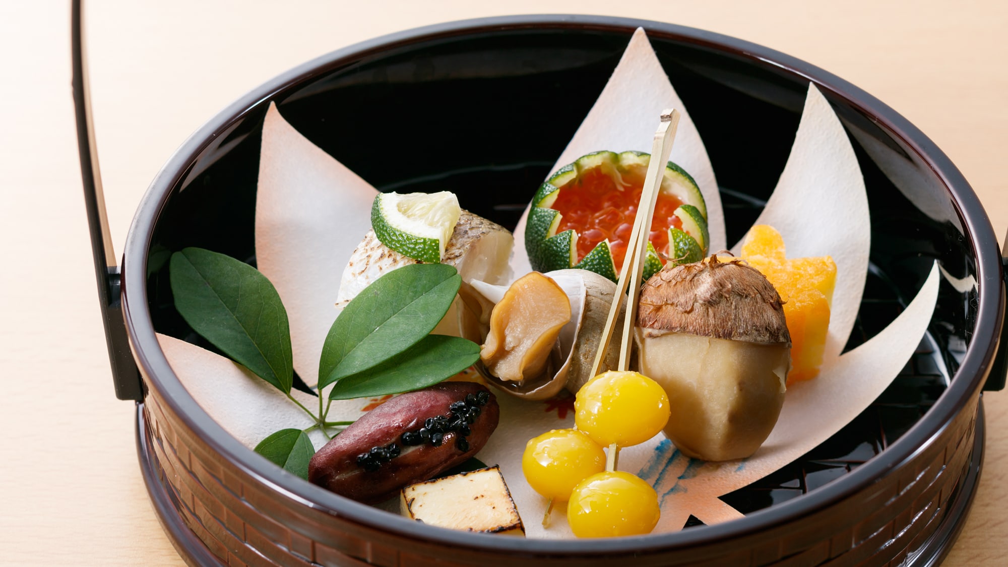 An example of a winter appetizer: Chef's whole dish (varies by day, week, or month)