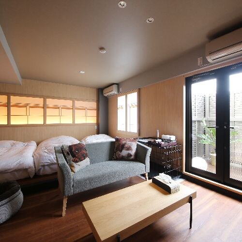 [Triple Room] A room where you can stay with your dog + a triple room with a patio