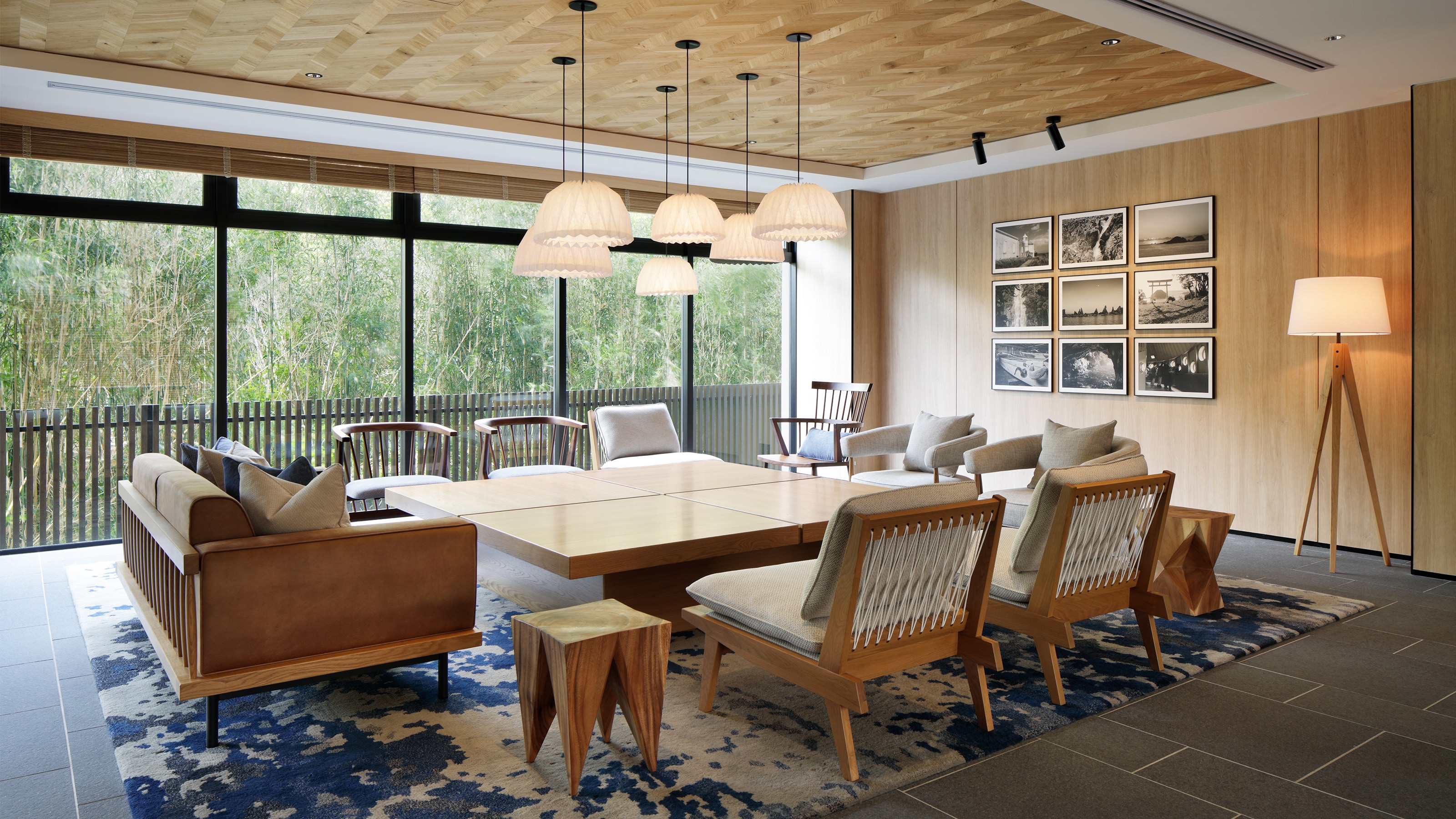 Lounge: A relaxing lobby lounge.