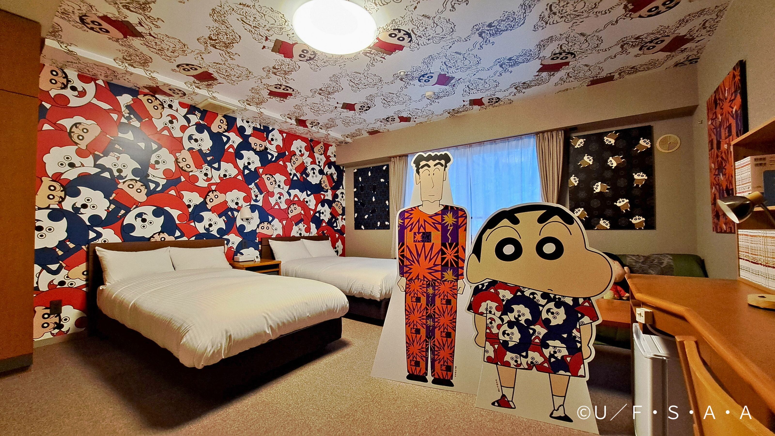 크레용 신짱 콜라보룸 전경①