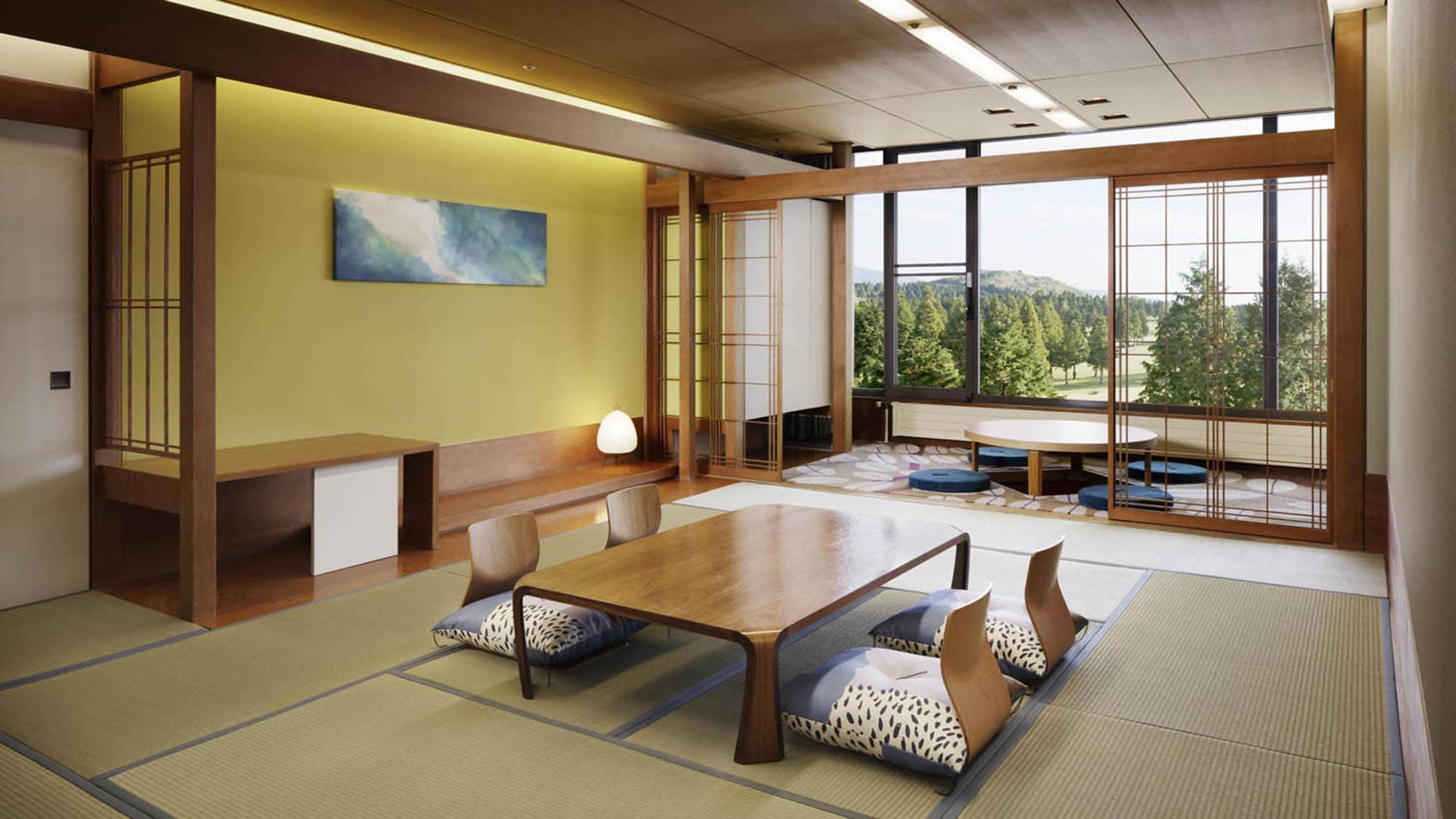 Japanese-style corner room
