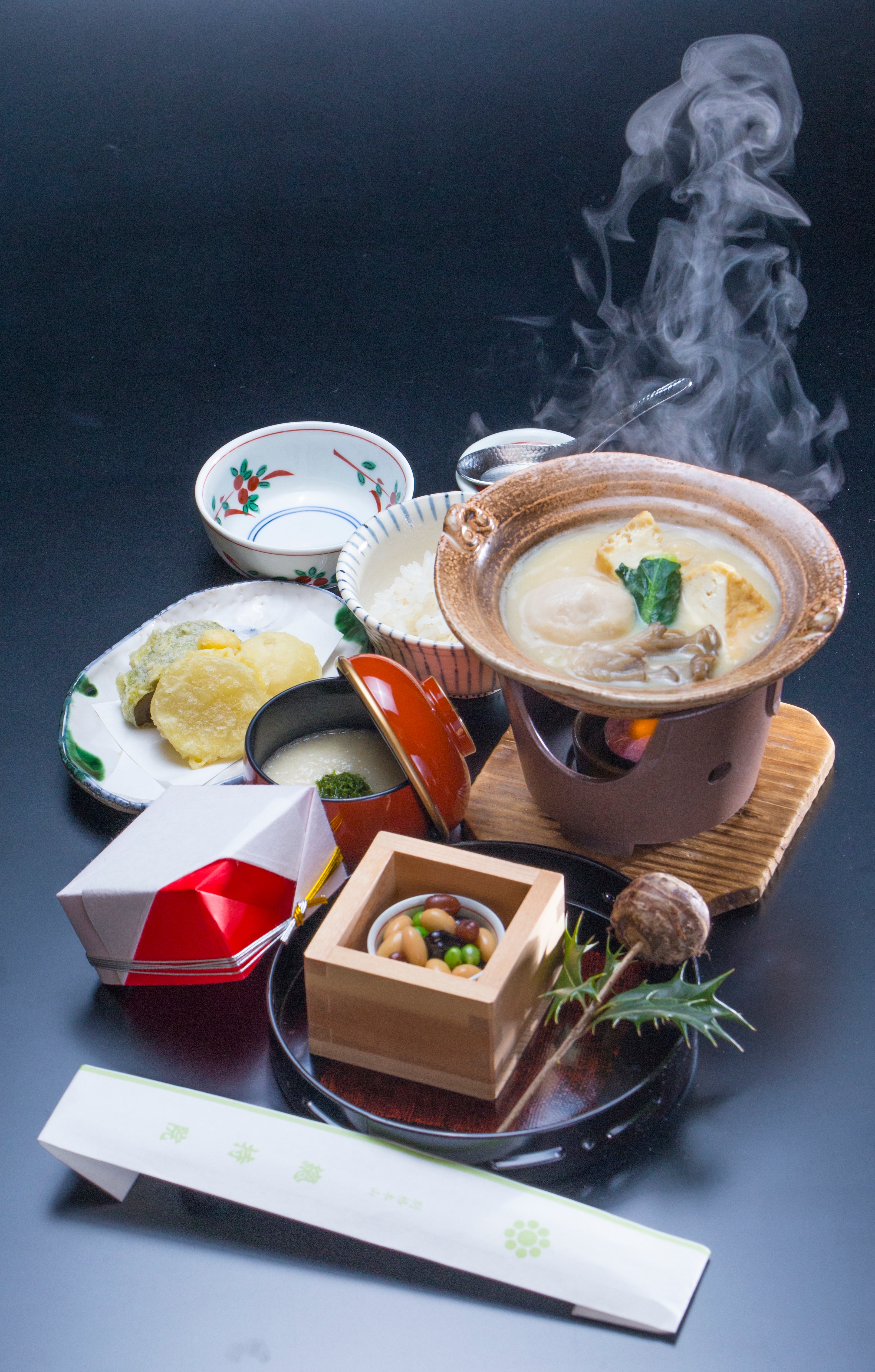 Our specialty, white miso hot pot