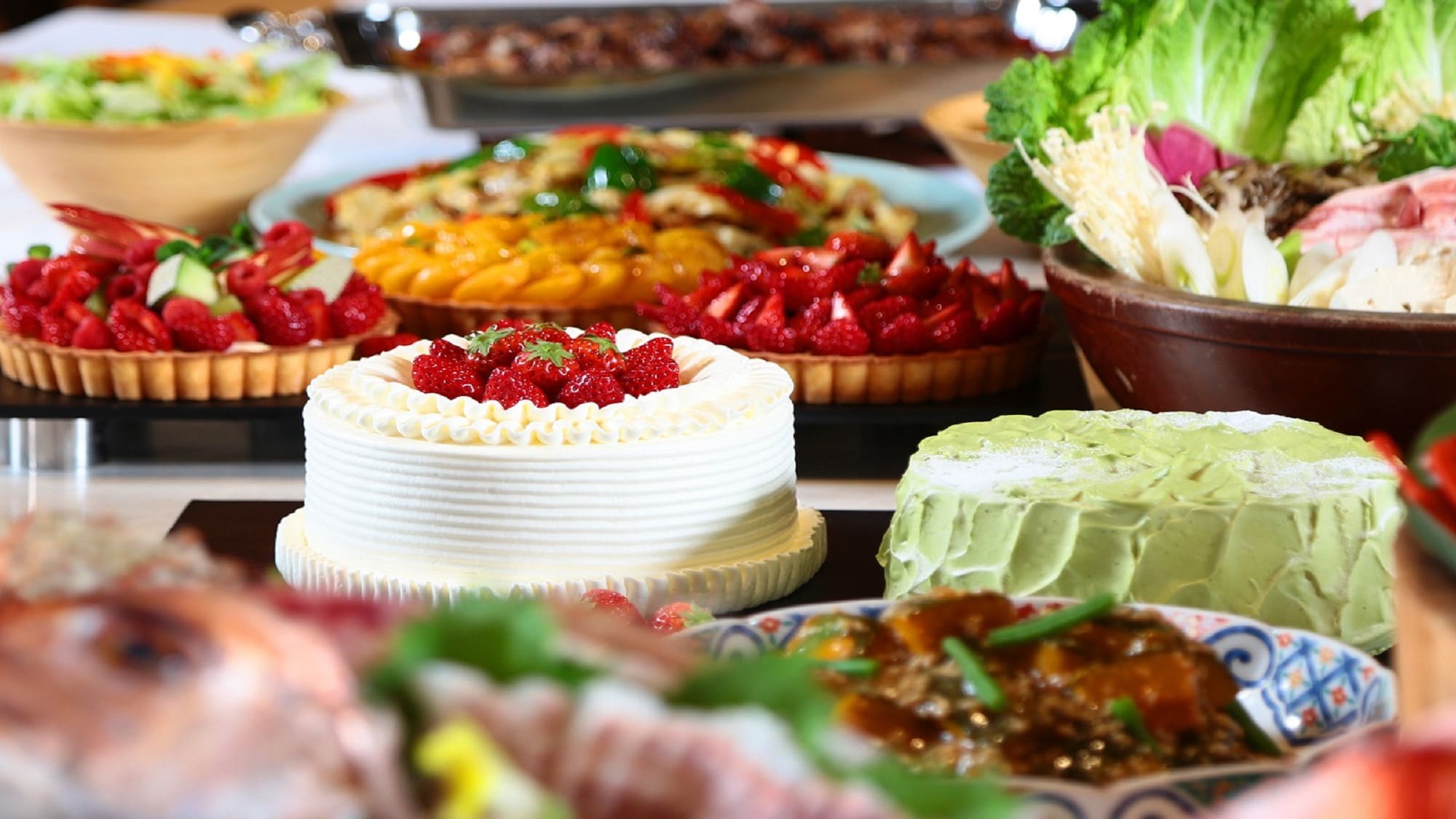 Image of dinner dessert corner