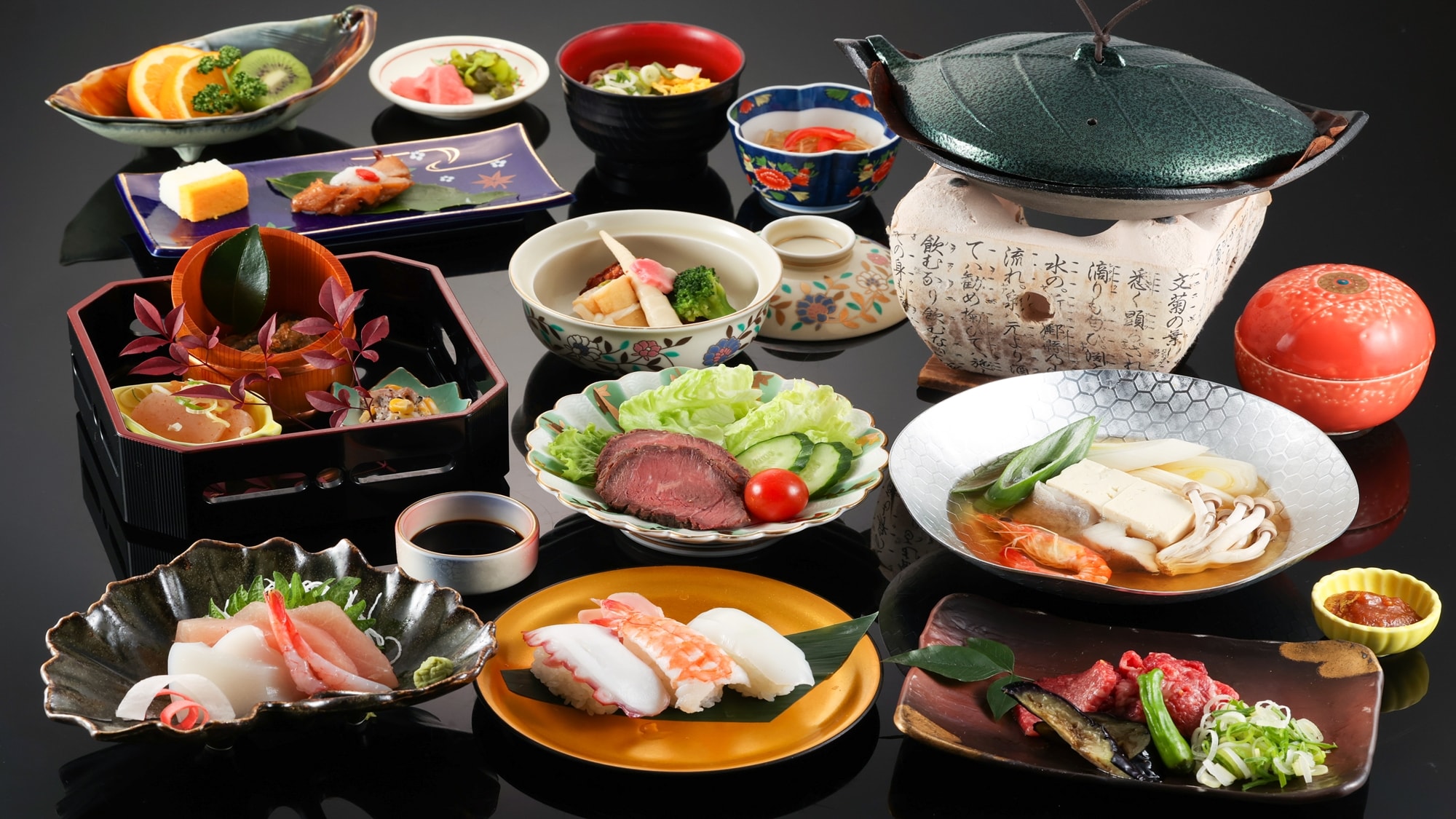 "Matsu" kaiseki meal example