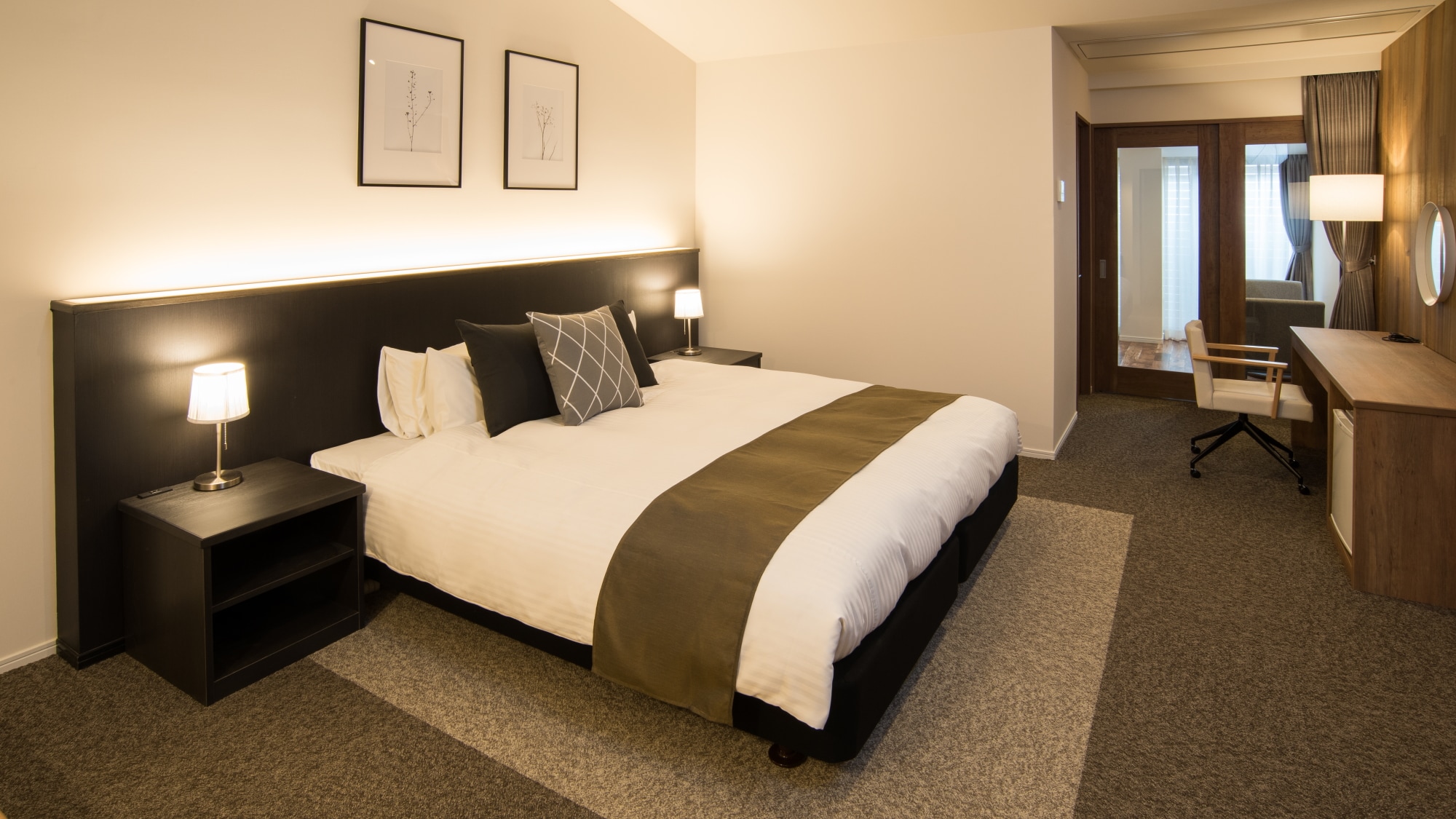 [ปลอดบุหรี่] ห้องมาตรฐาน เตียงใหญ่ อาคารใหม่ [29 ตร.ม.]