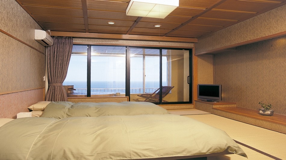 ★ Special room with open-air bath ☆ "Beautiful view" Bikei, "Sakuratsuki" Sakuratsuki (bedroom)