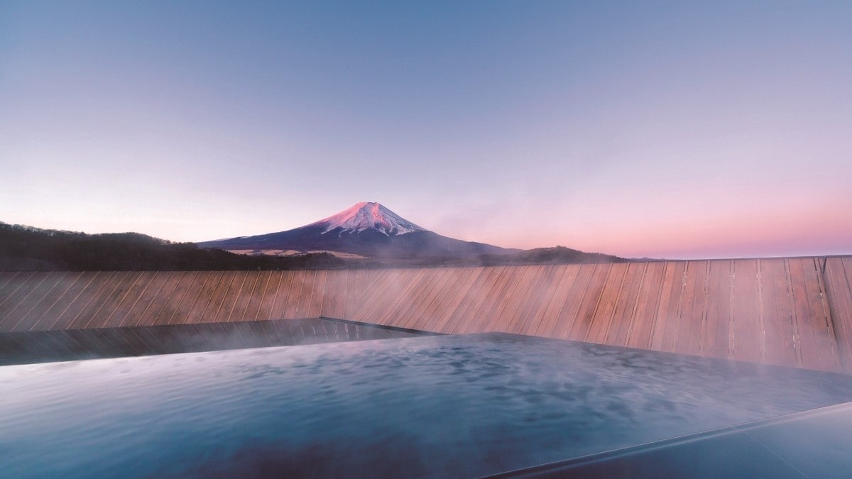 露天風呂富士山