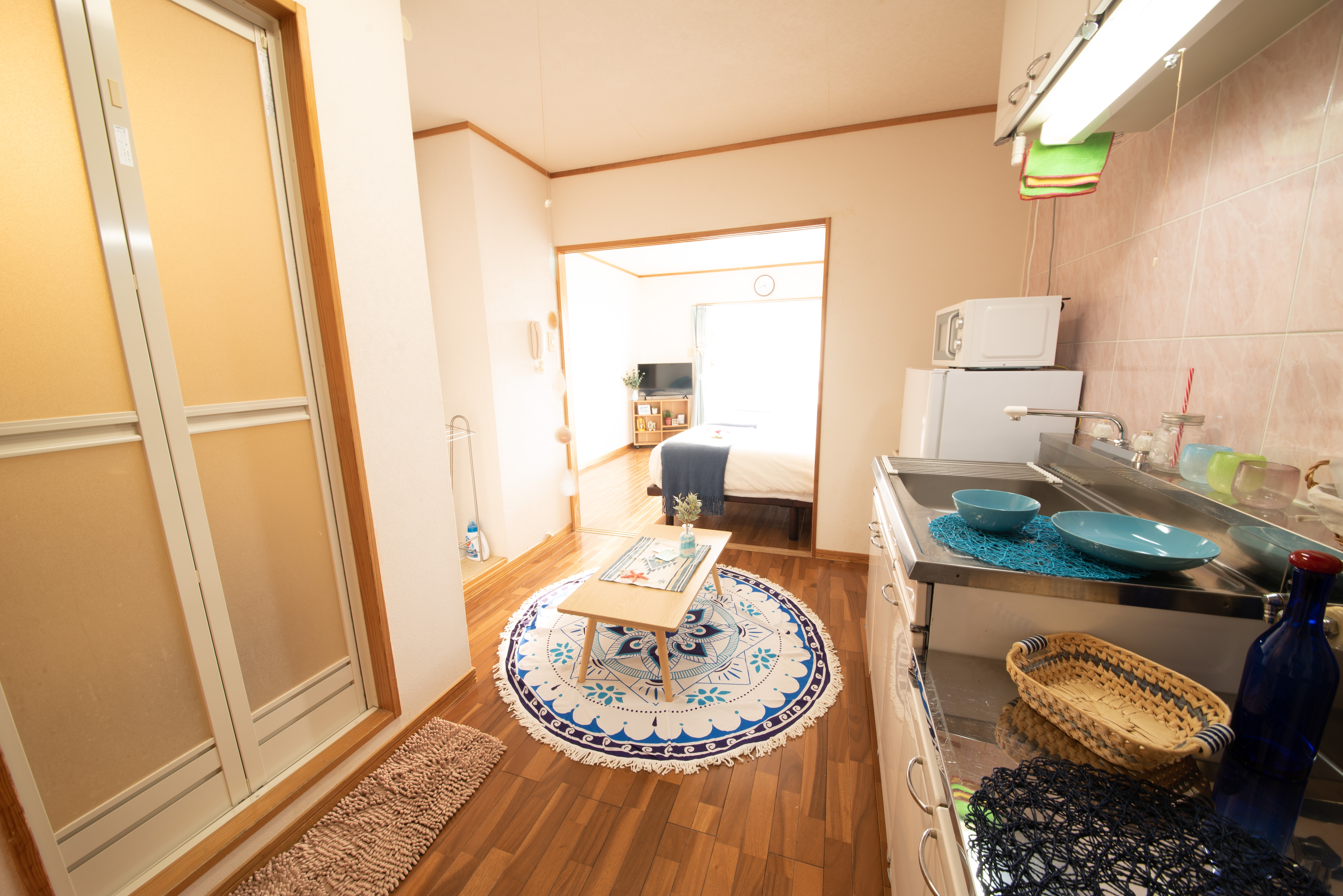 [3rd and 4th floors] Example guest room / 1DK / Triple room boasting a view of the sea and the setting sun