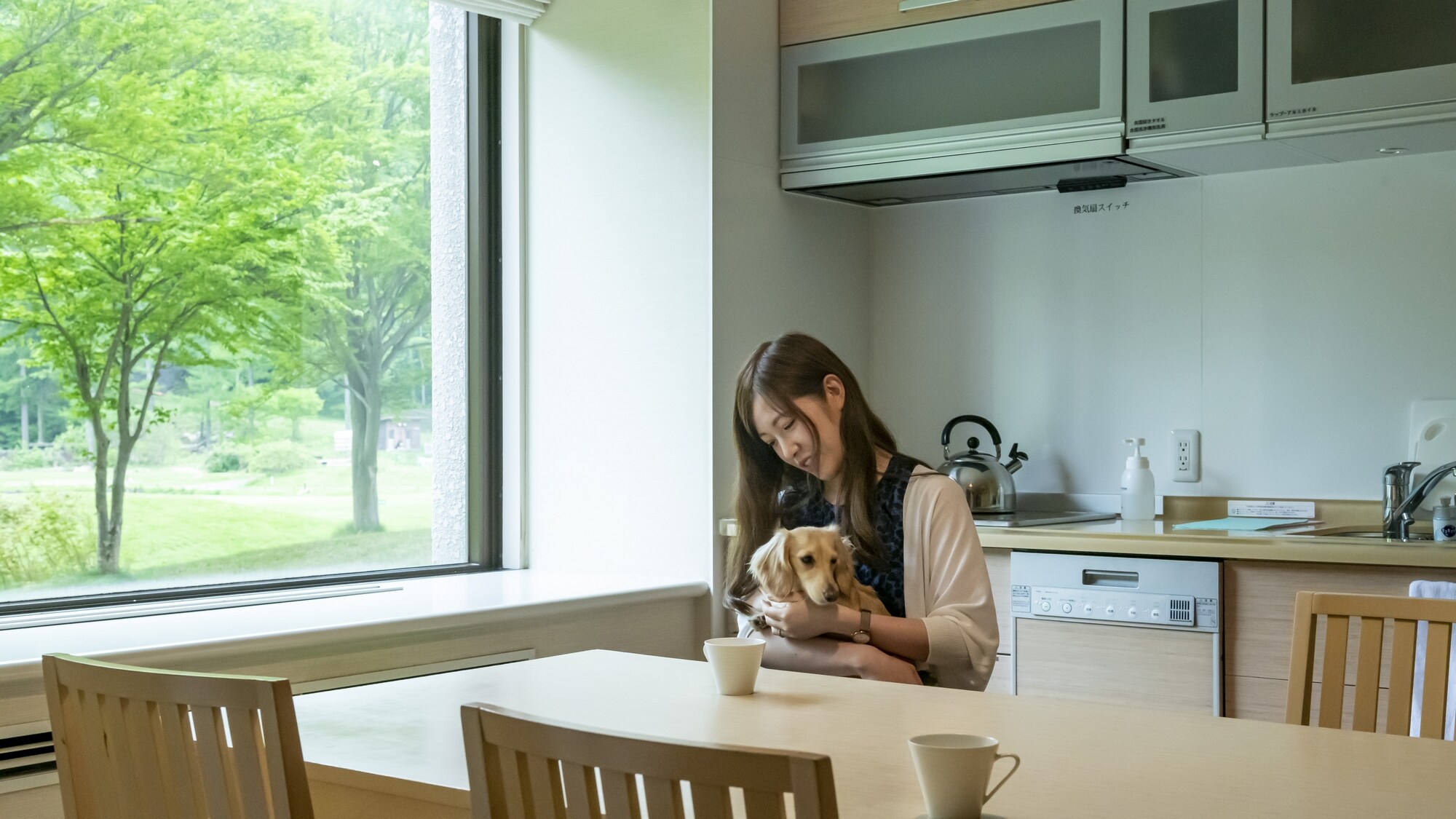 [Suite Residensial / Kamar Hewan Peliharaan] Kamar suite dengan dapur tempat Anda dapat tinggal bersama hewan peliharaan Anda.