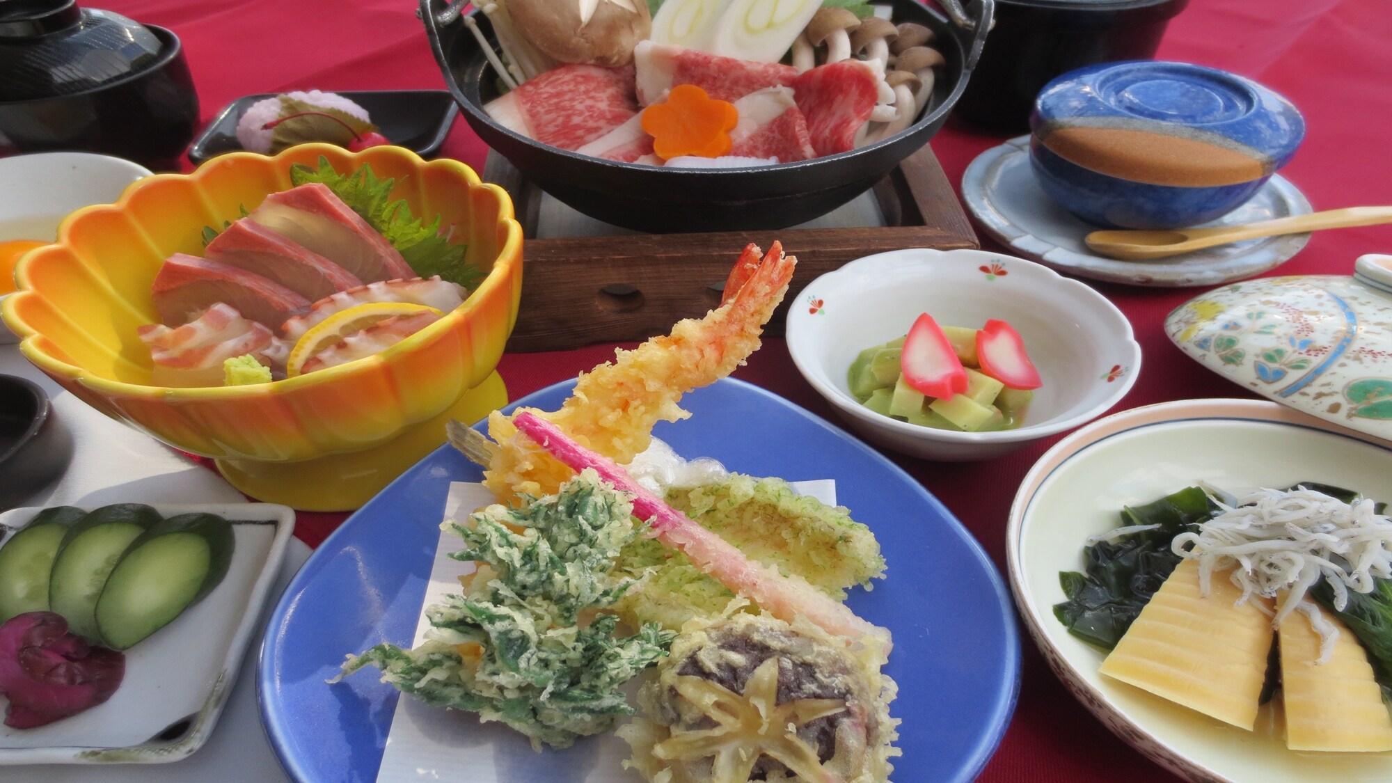 [Ví dụ về bữa tối] Toyoda Lake Kaiseki