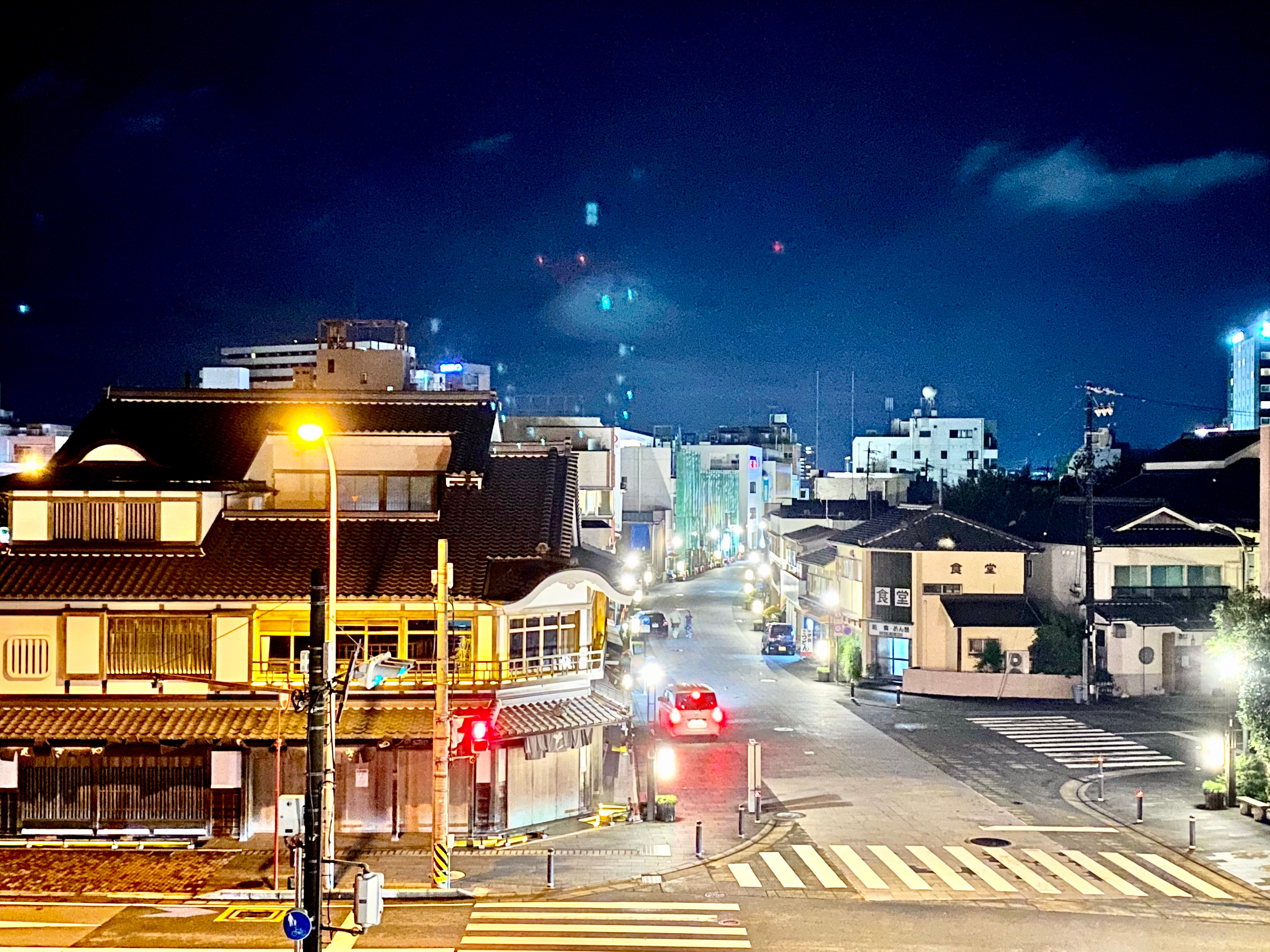 Rooftop night view