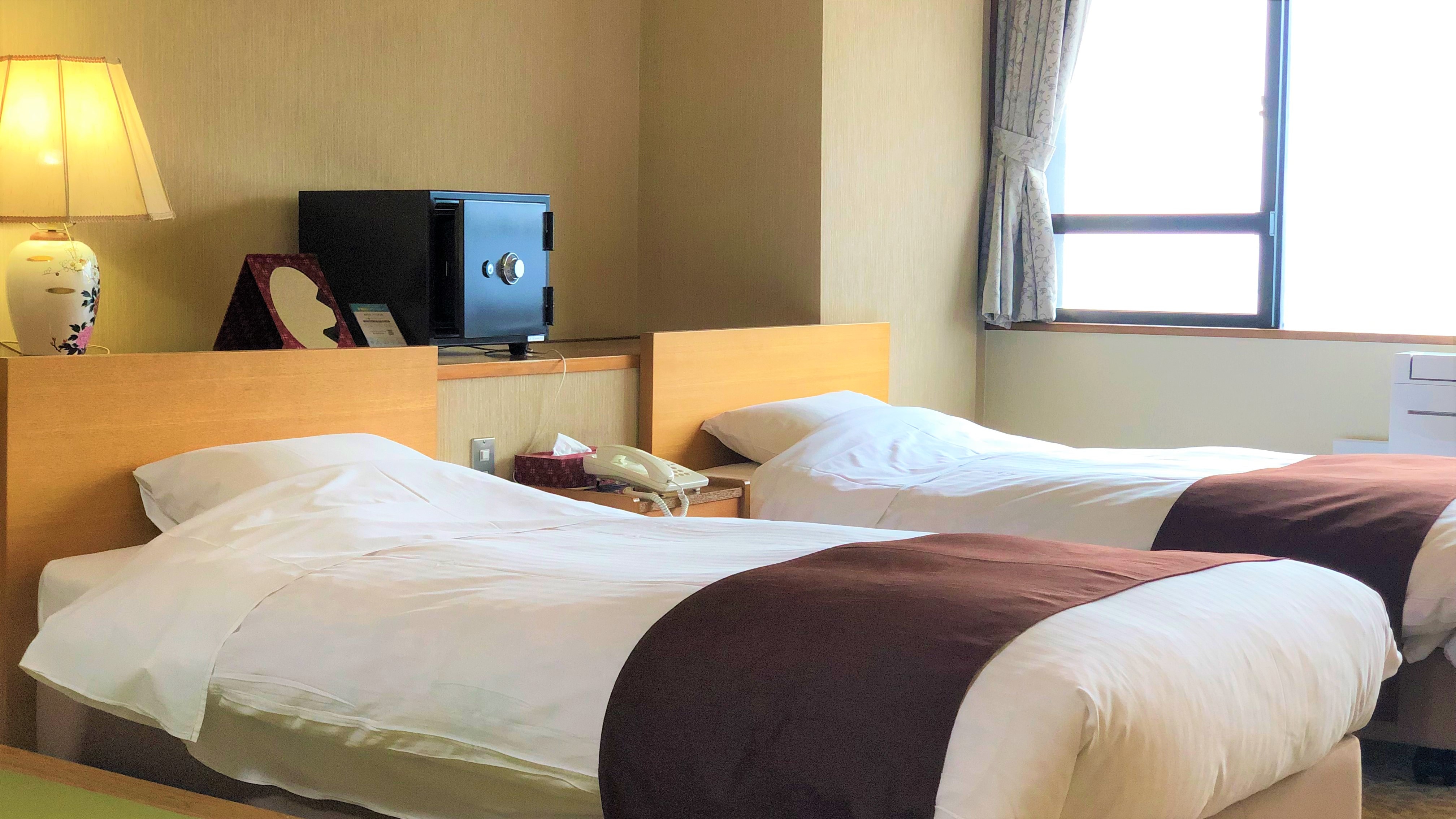 [Japanese and Western bed] Twin bed