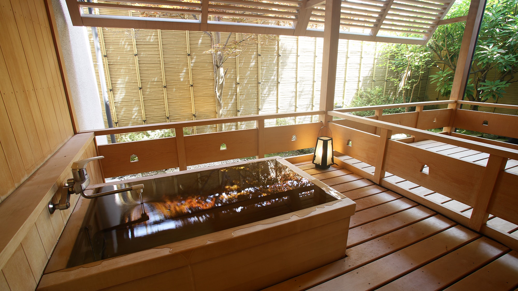 ■ Sakura Toan-Guest room open-air- ■ Plenty of high-quality hot water from the hotel.
