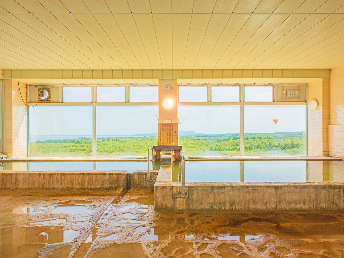 1200) Pemandian umum besar “Manten no Yu” di lantai 8, lantai atas gedung utama