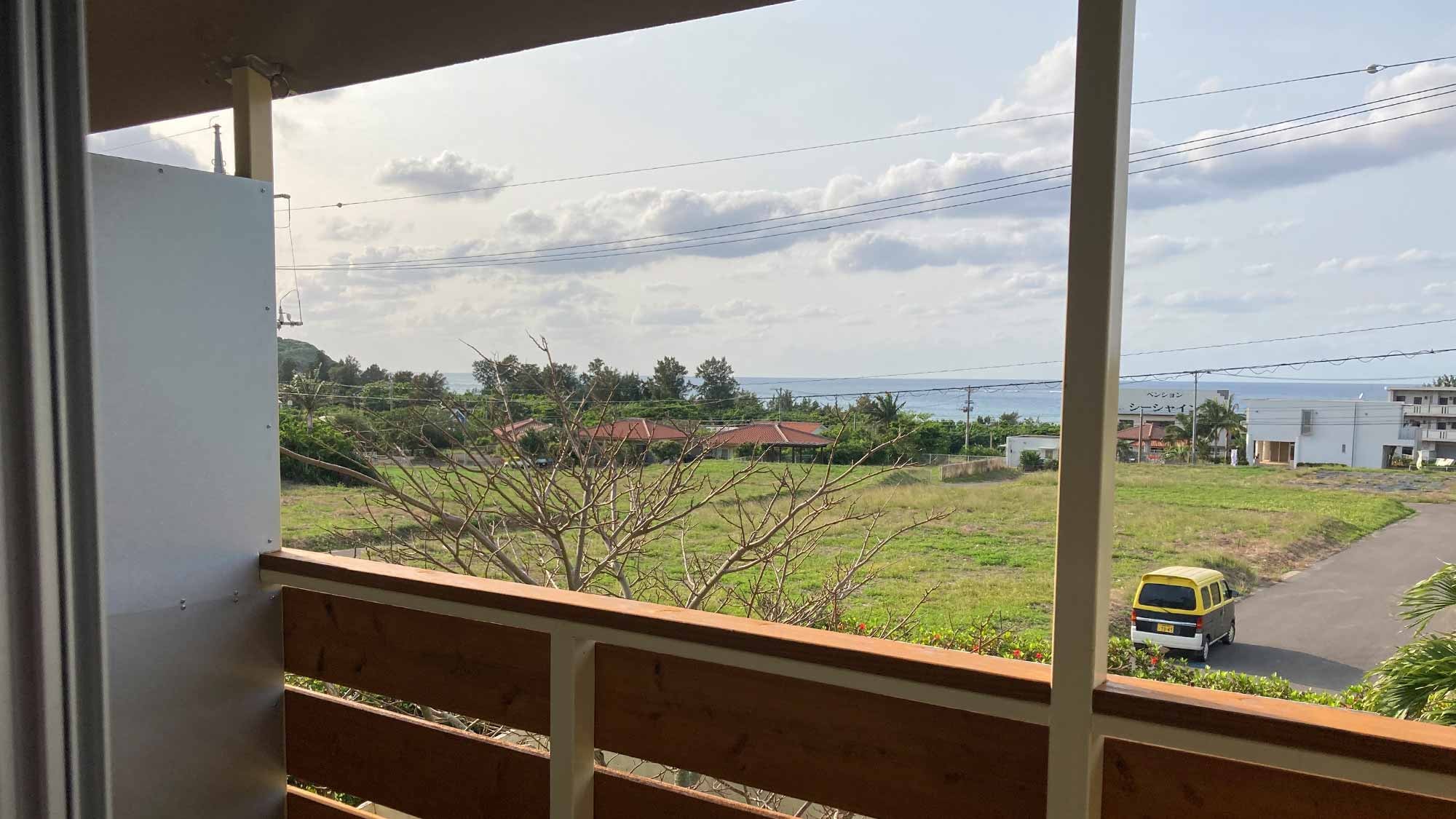 ・ You can enjoy the sunset over the turquoise sea from the terrace of your room.