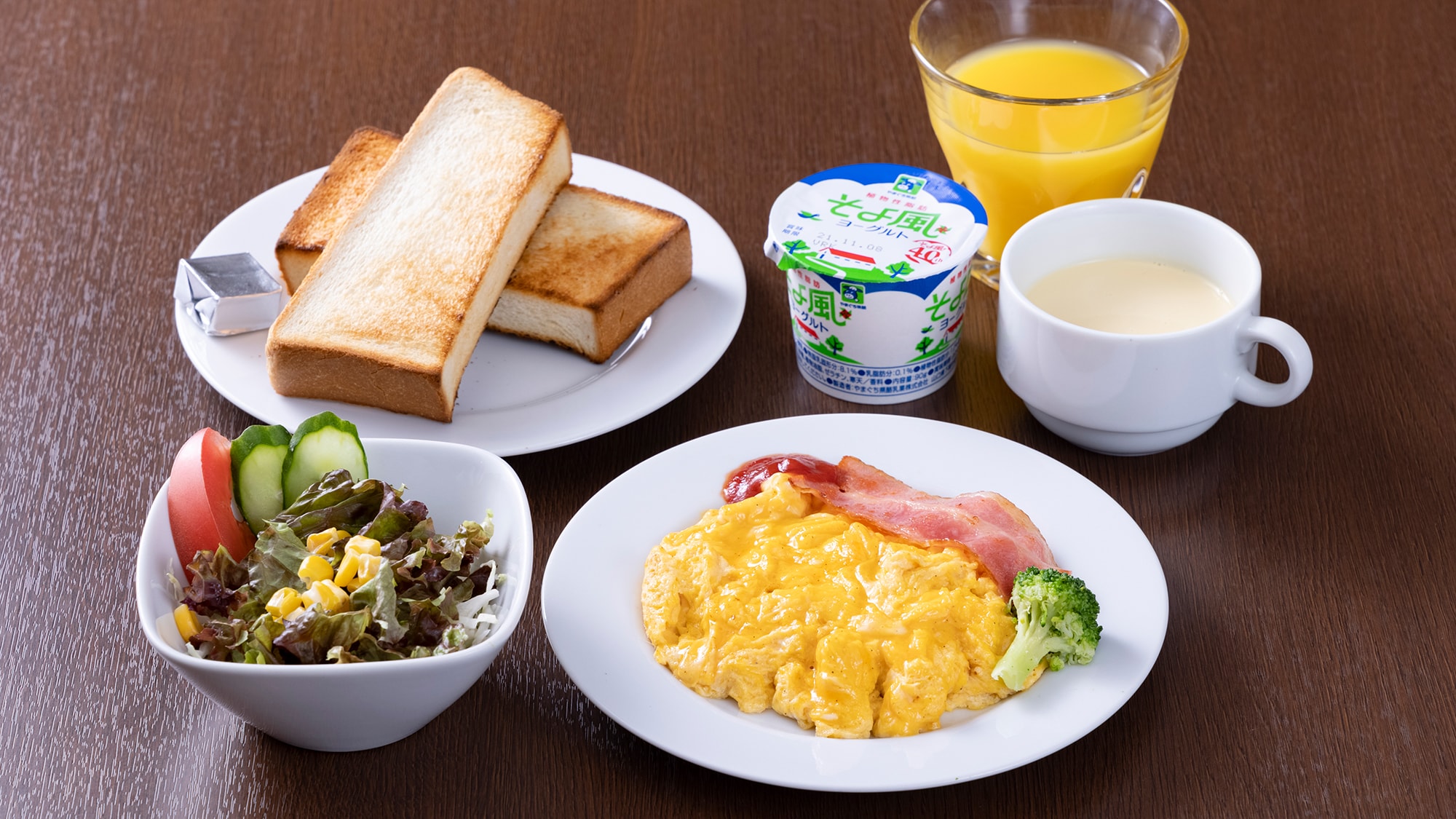 [Breakfast] Western-style set meal