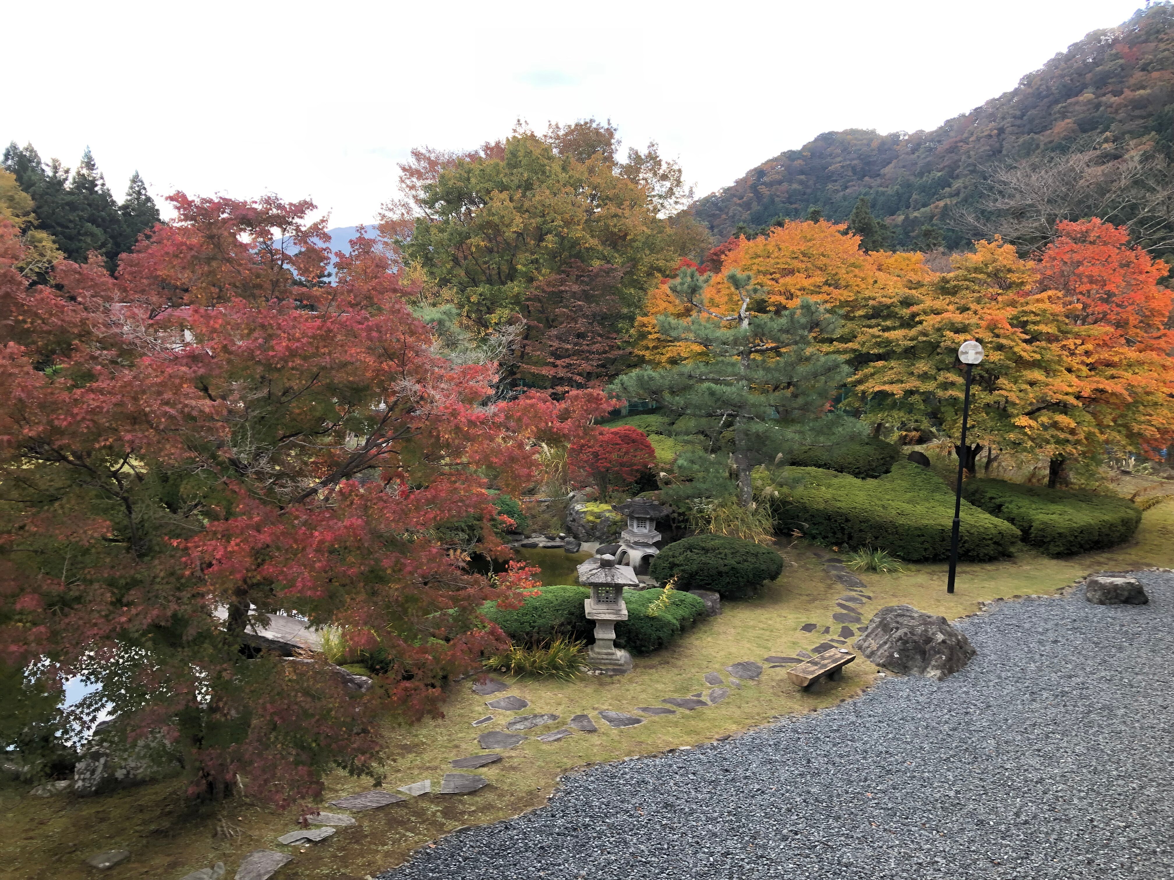 가을 정원