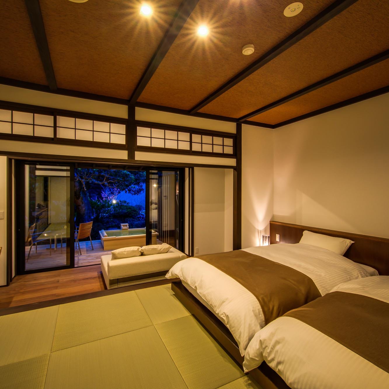≪Special floor≫ [Open-air bath + hot spring terrace] Japanese and Western room A OPEN in 2019
