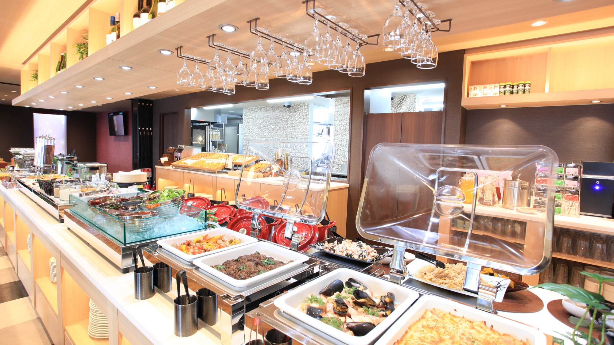 朝食ビュッフェ