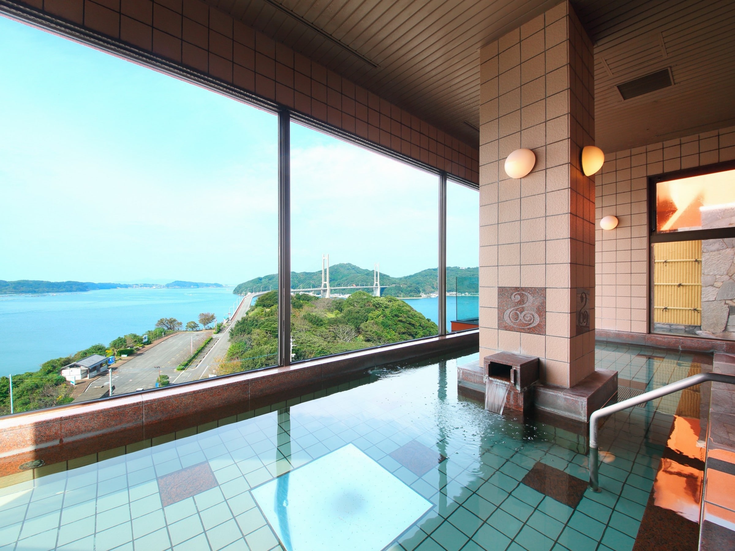 Large communal bath