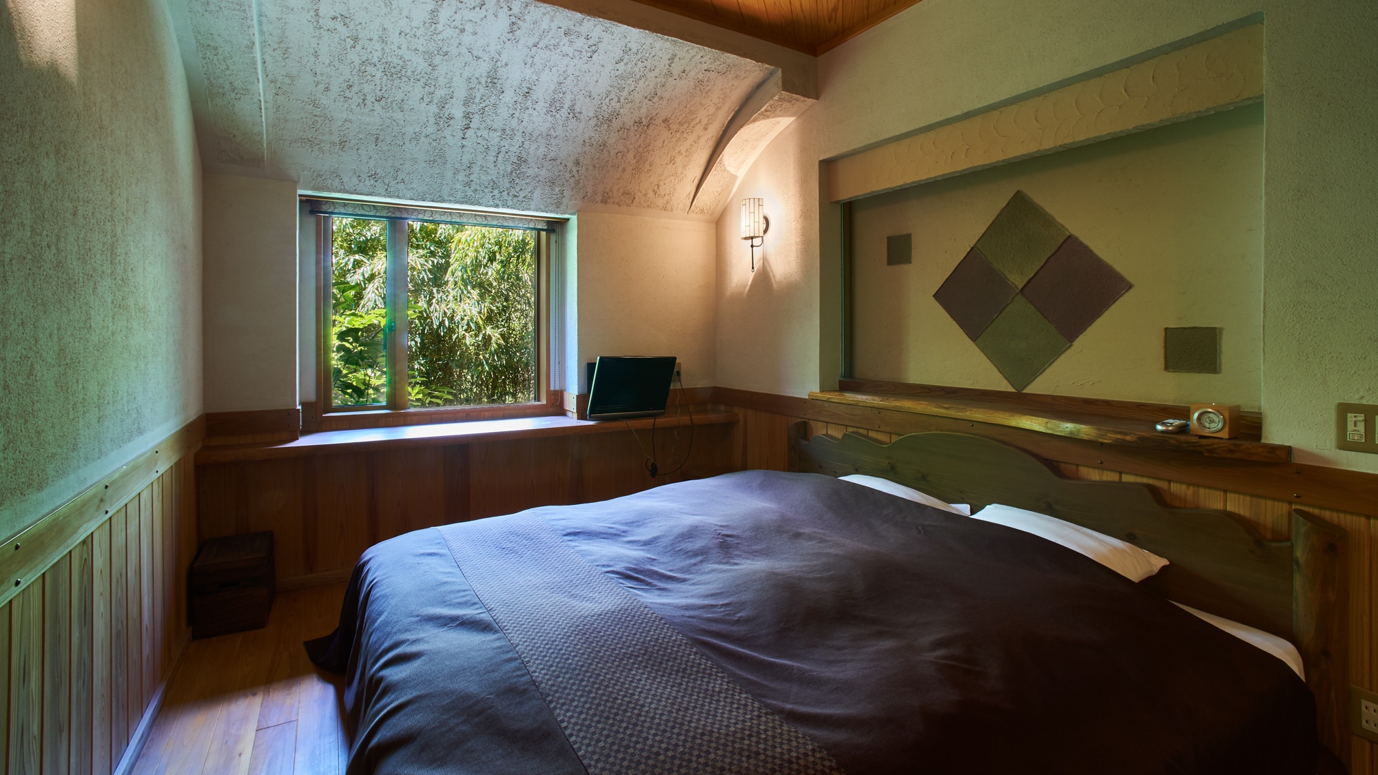 [Kamar Khusus] Mokuren, kamar tidur dengan dinding yang diplester
