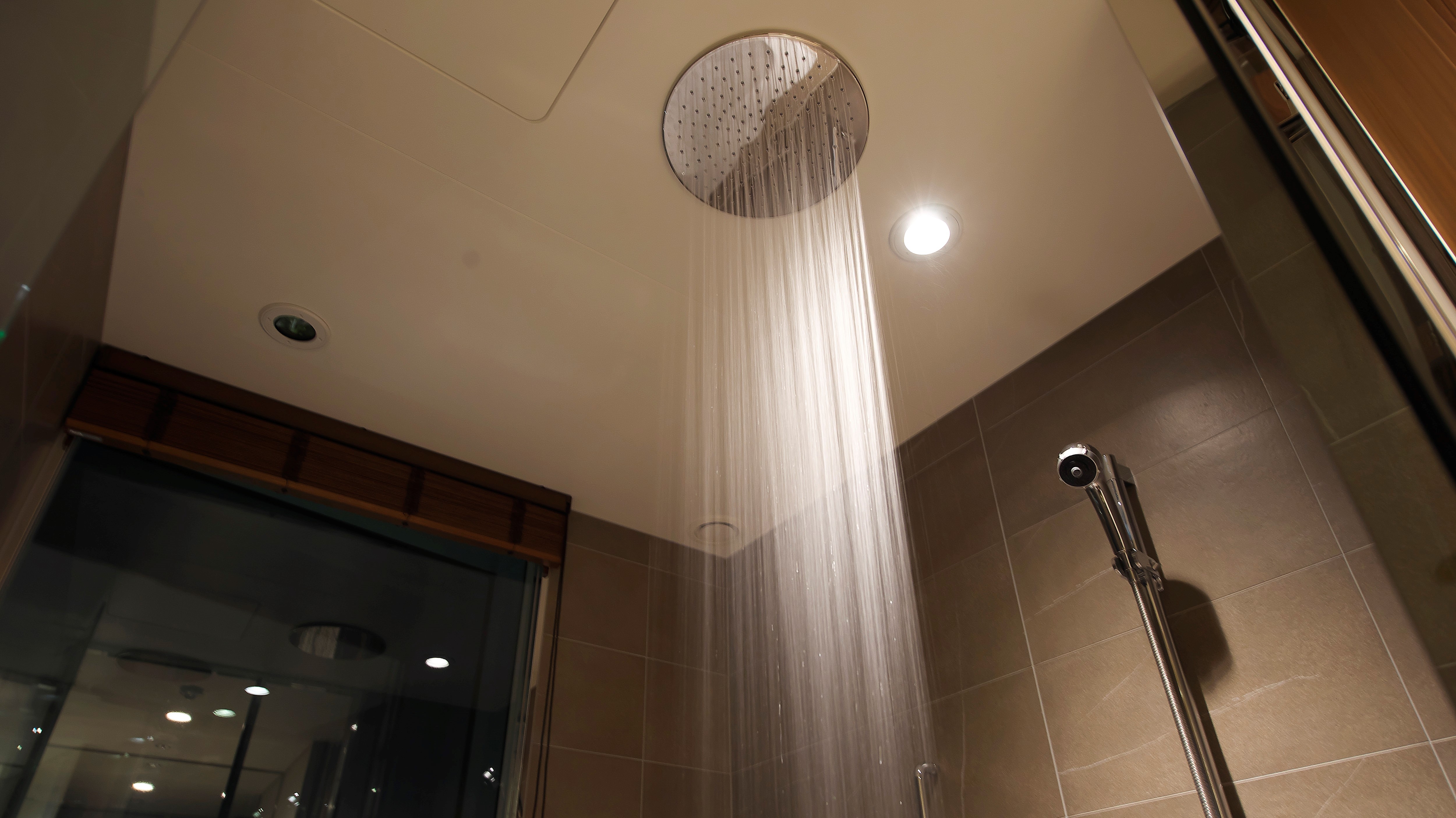 Rain shower (view bath)