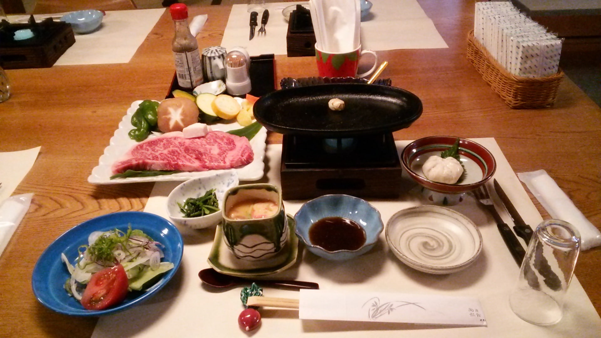 晚餐（飞騨牛排）