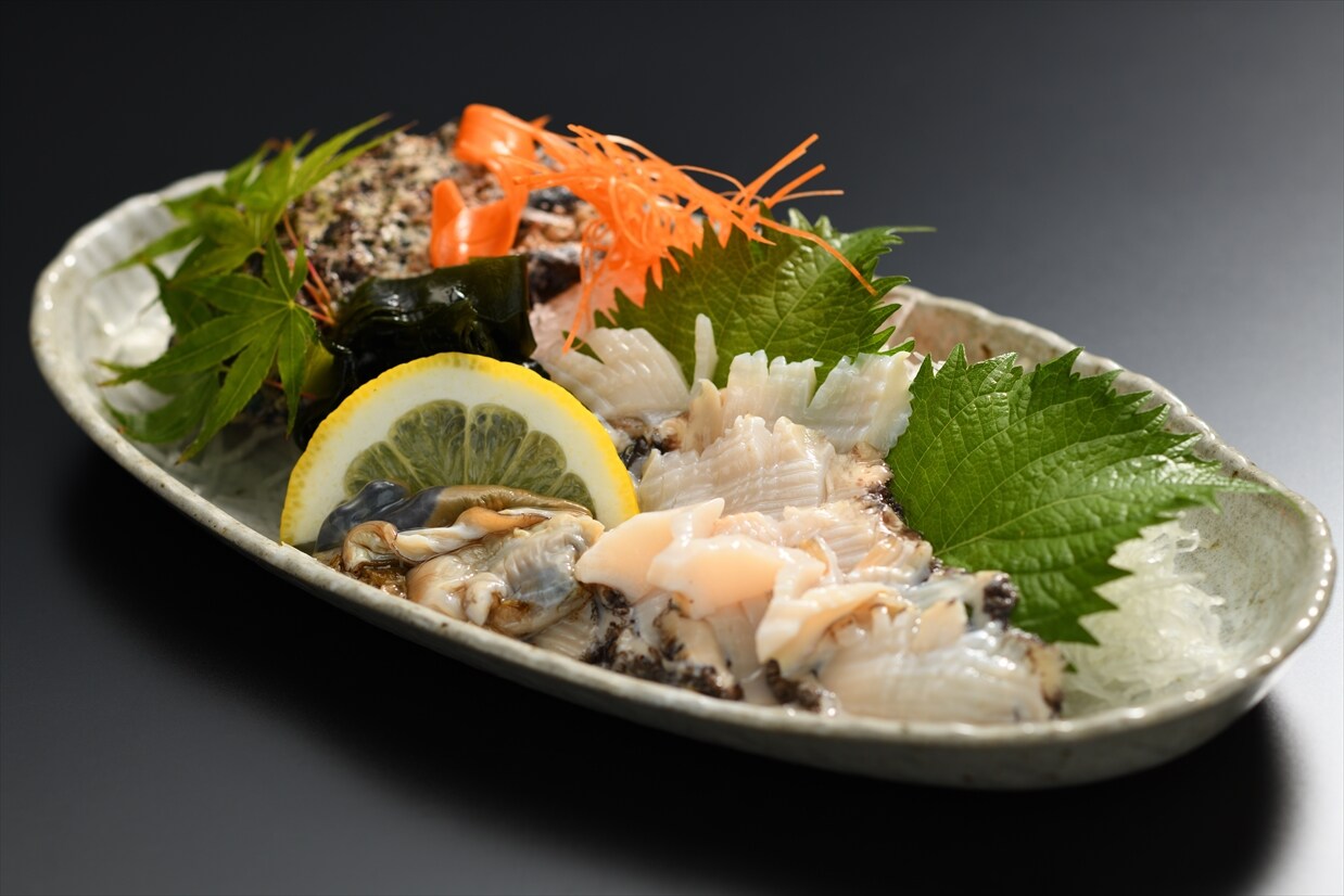 Sashimi abalon