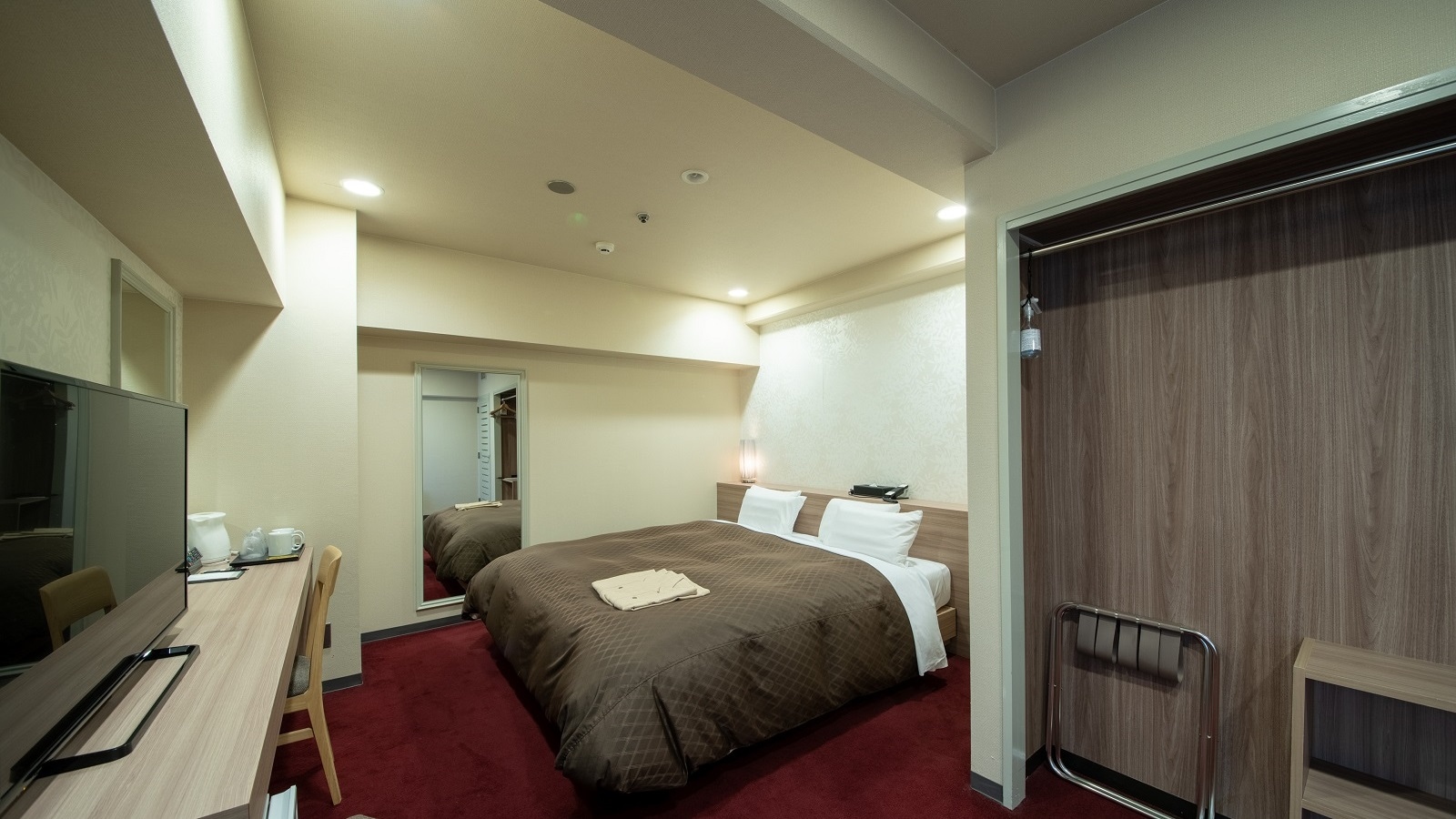 Standard double room (24㎡) bed width 180cm [Sekkisei]