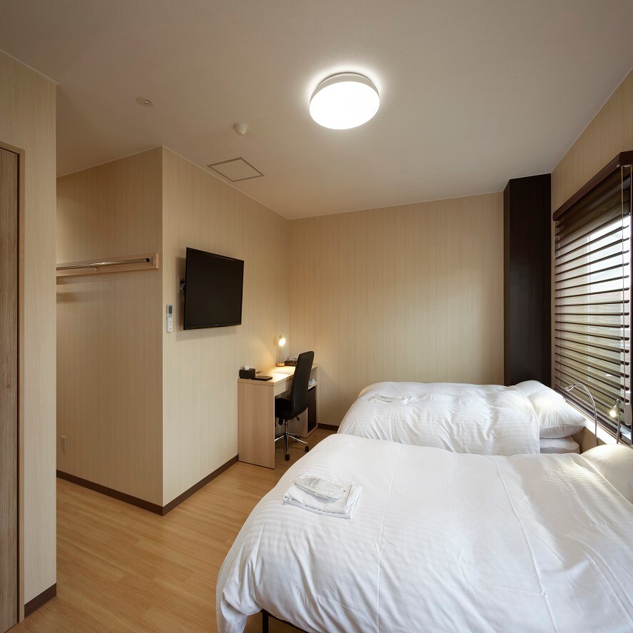 ◆Gambar kamar twin◆24 meter persegi, 2 tempat tidur lebar 120cm