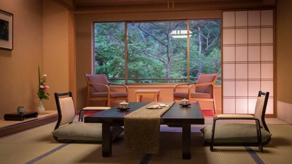 Kamar bergaya Jepang di mana Anda dapat merasakan kepekaan Jepang