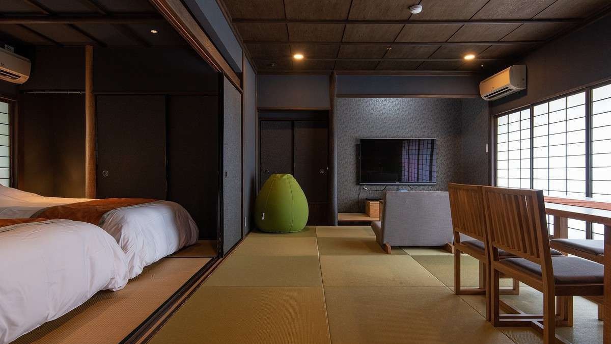 [Lantai 2, 2 kamar] Kamar twin semi-suite dengan pemandian air panas