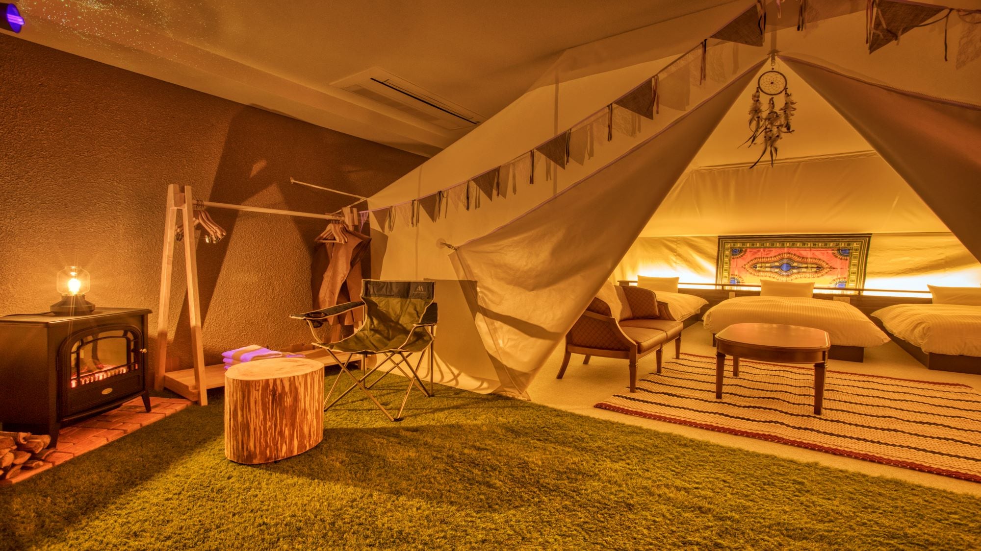 Glamping Room *An example of a guest room
