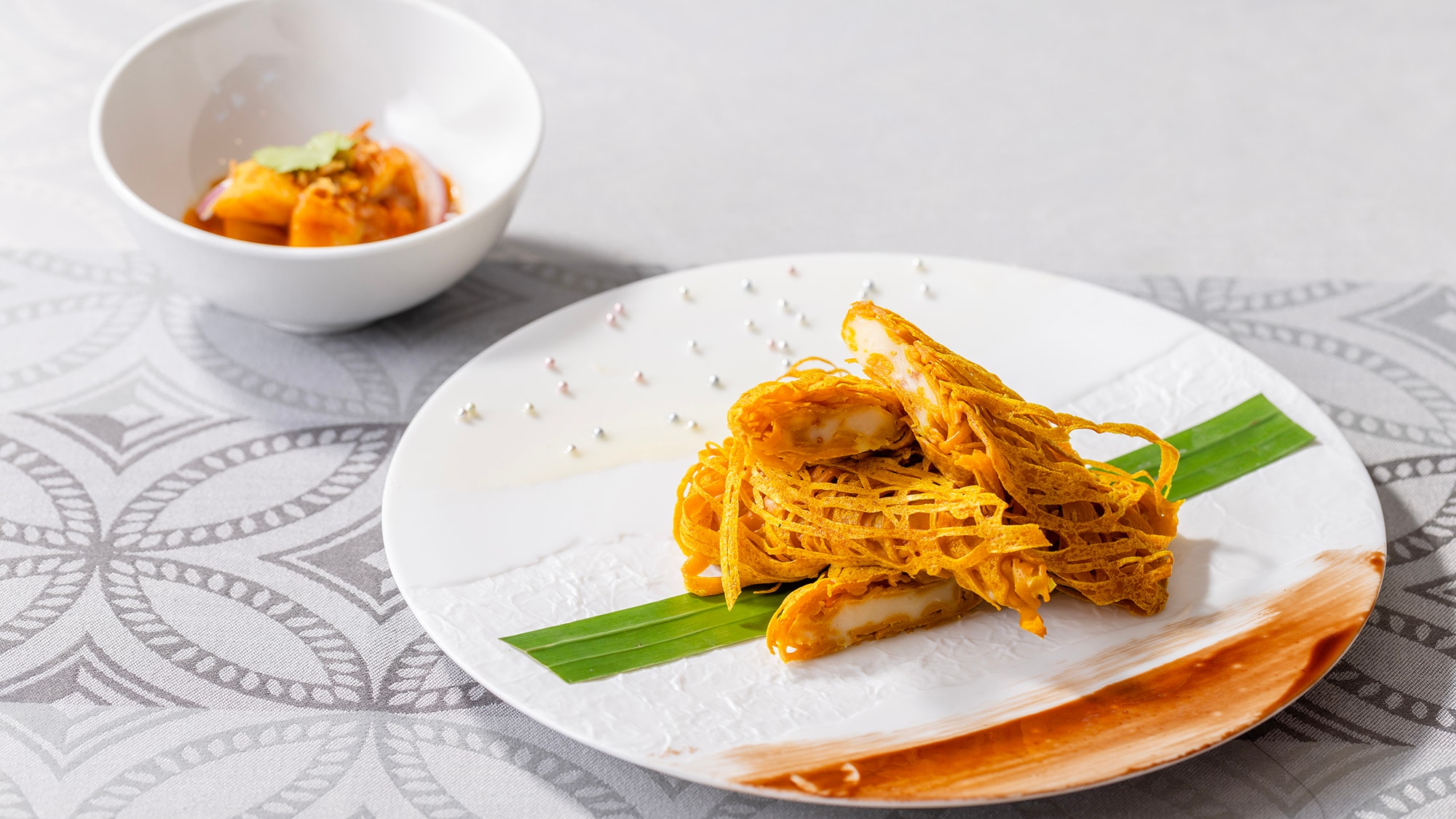 [早上] 主食：Roti Jala 乳酪