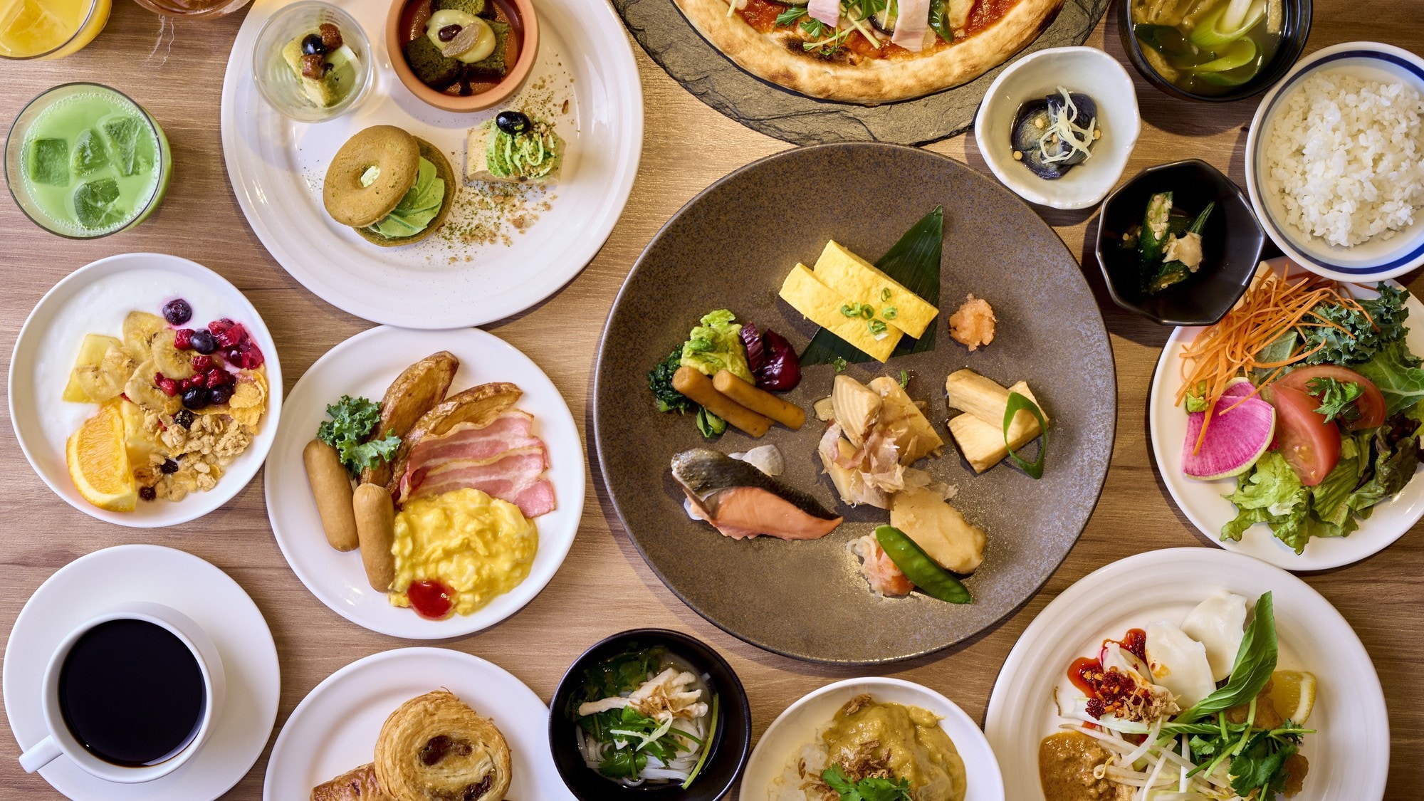 We add Asian specialties to Kyoto-style "Japanese" cuisine.