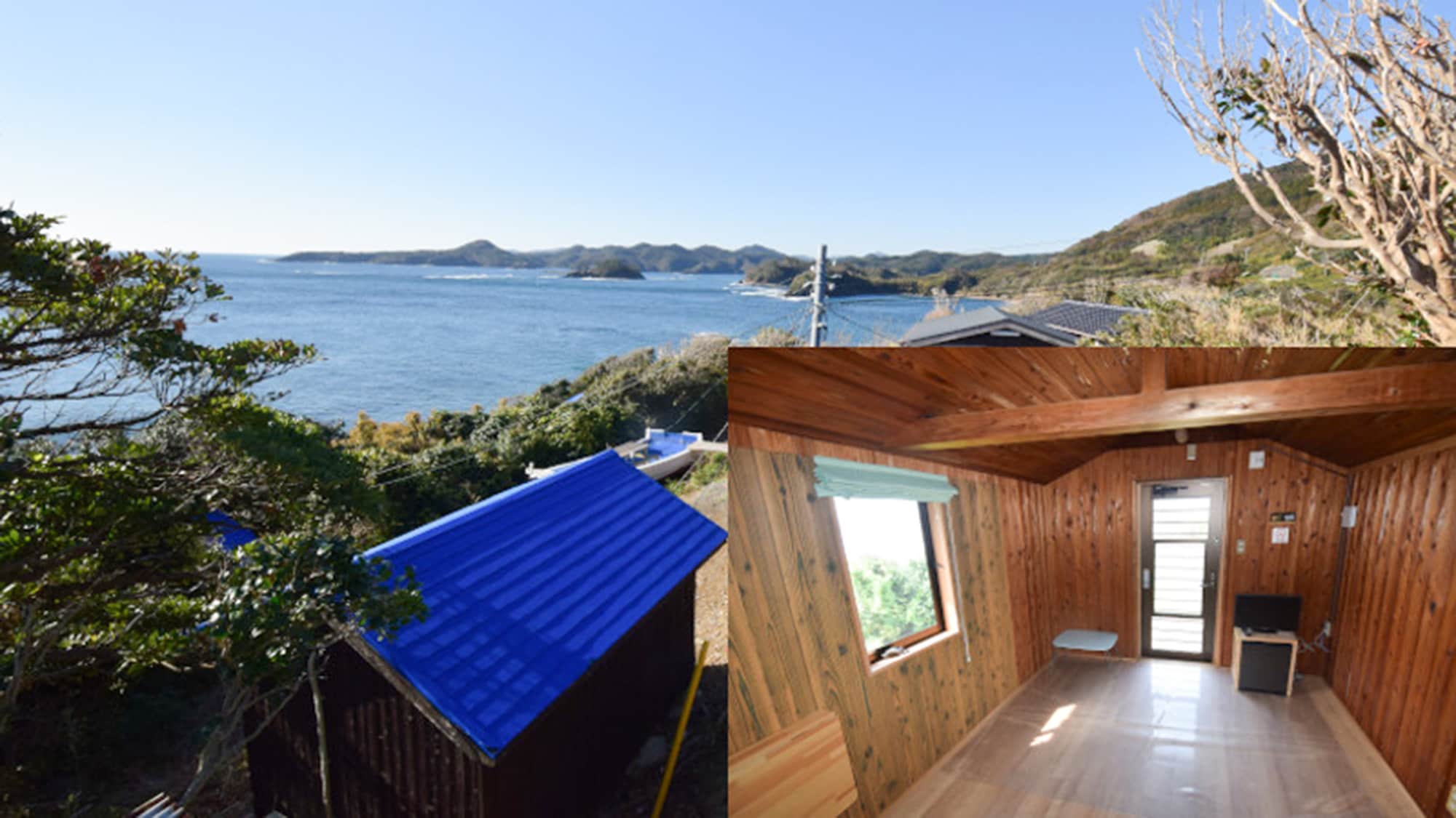 ・[Bungalow 1 & 2] Được trang bị máy lạnh, TV và tủ lạnh! Vị trí thuận tiện gần lối vào cơ sở