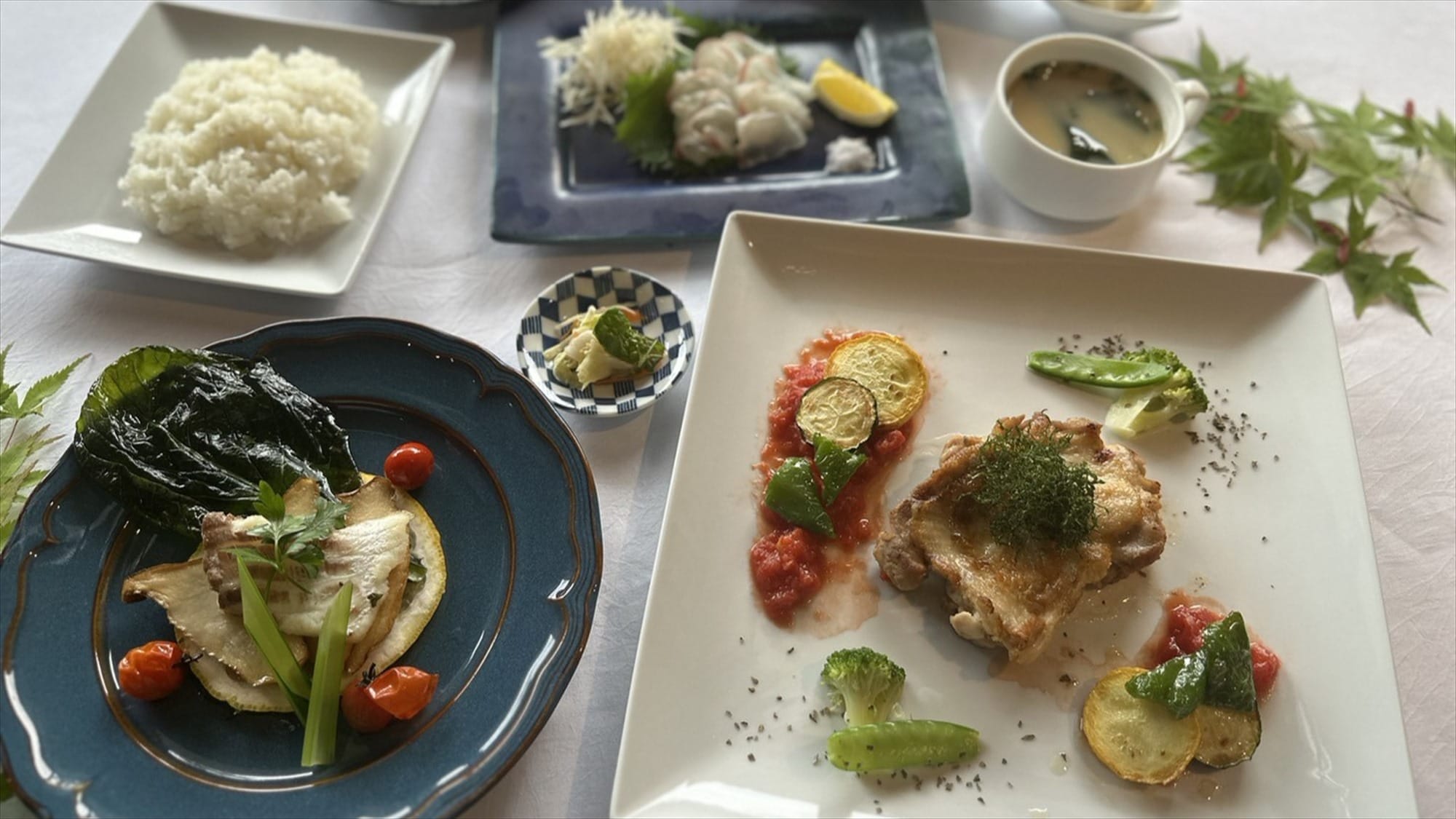 Chef's choice dinner menu