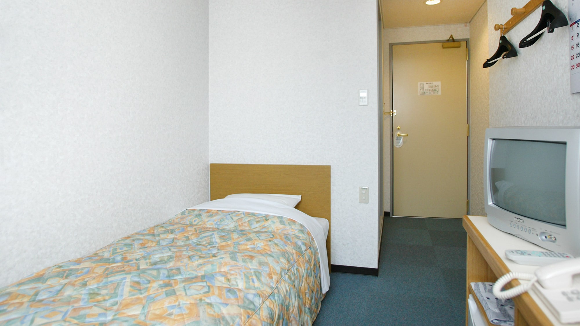 ★Single room★ A relaxing room convenient for both business and sightseeing♪ 1 97cm bed