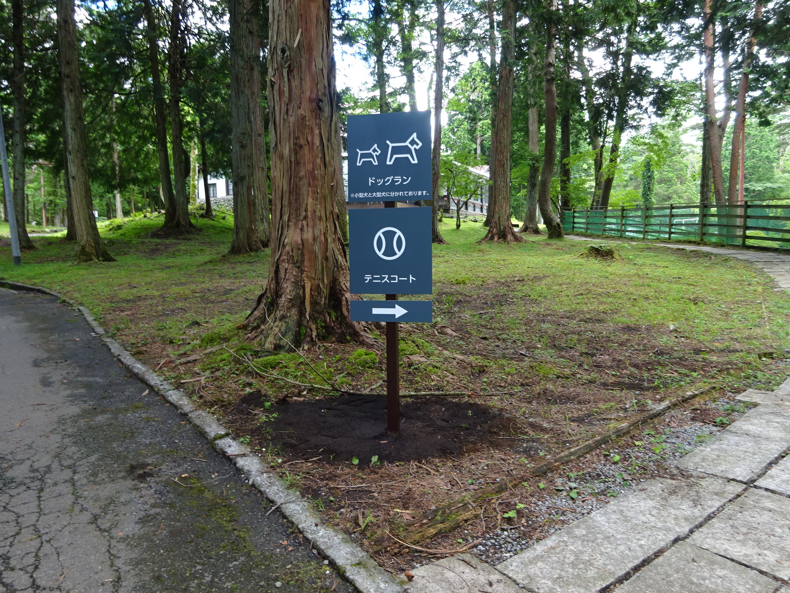 sign for dog run