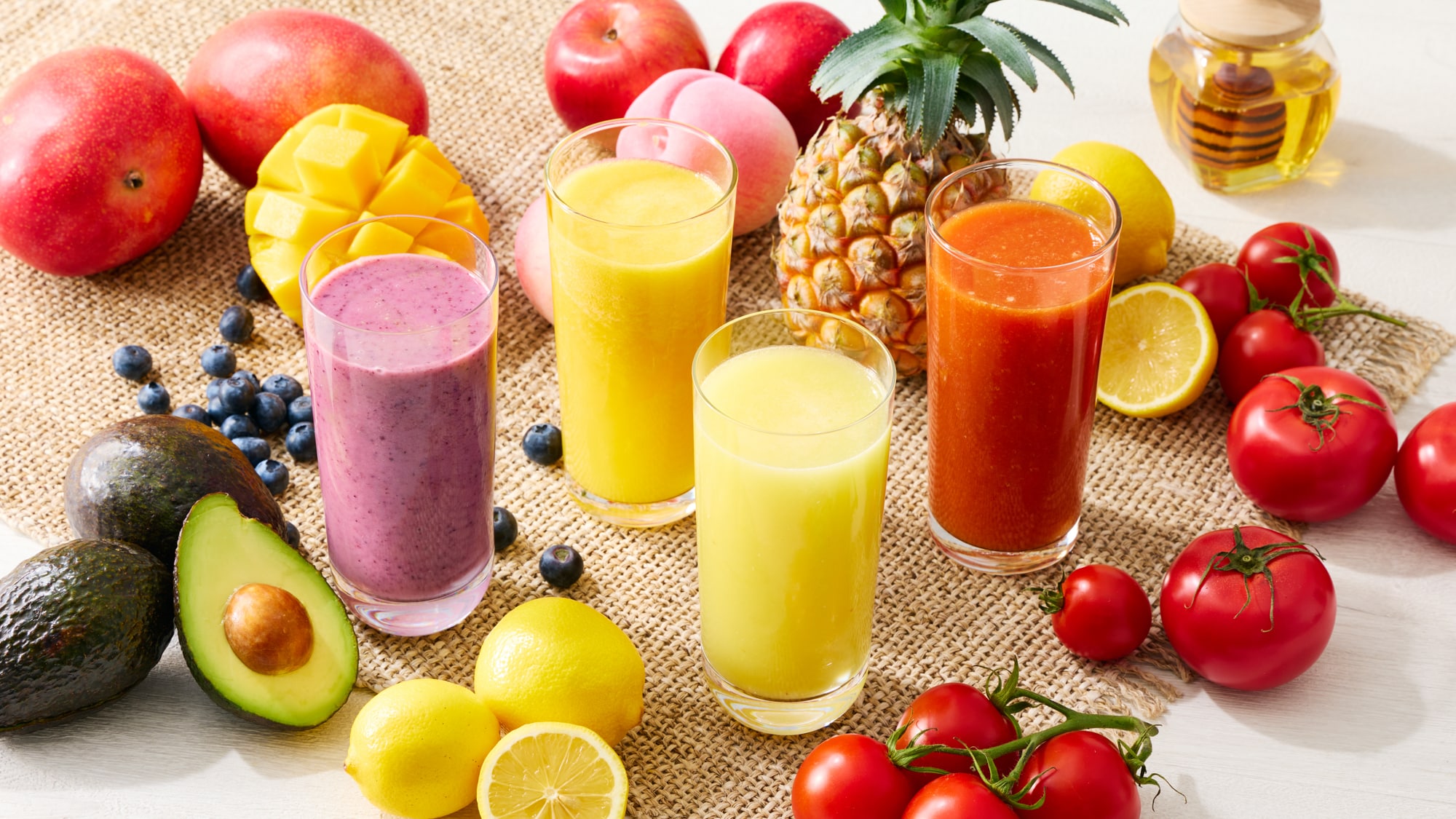 【夏限定】夏の食材を使ったカラフルでフルーティーなこだわりスムージー