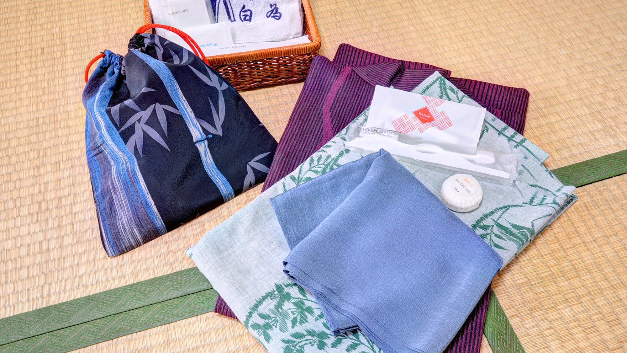 *Guest room amenities include yukata, towels, etc.