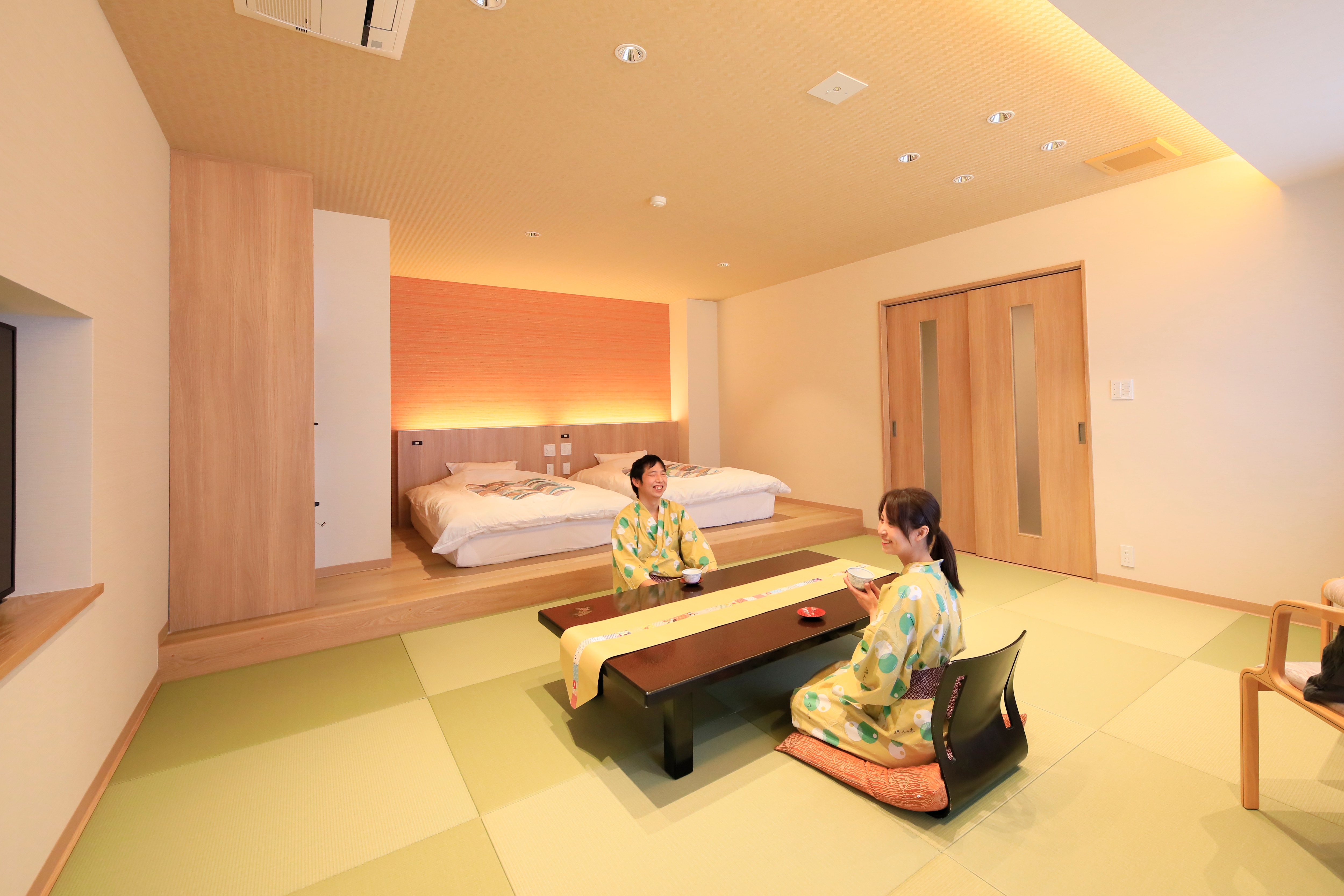 ~Renovated floor~ New guest rooms Japanese-Western style rooms Renovated in December 2014♪Relax in spacious rooms