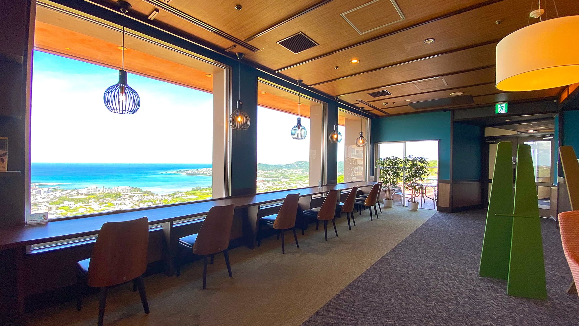 Counter space with a spectacular view