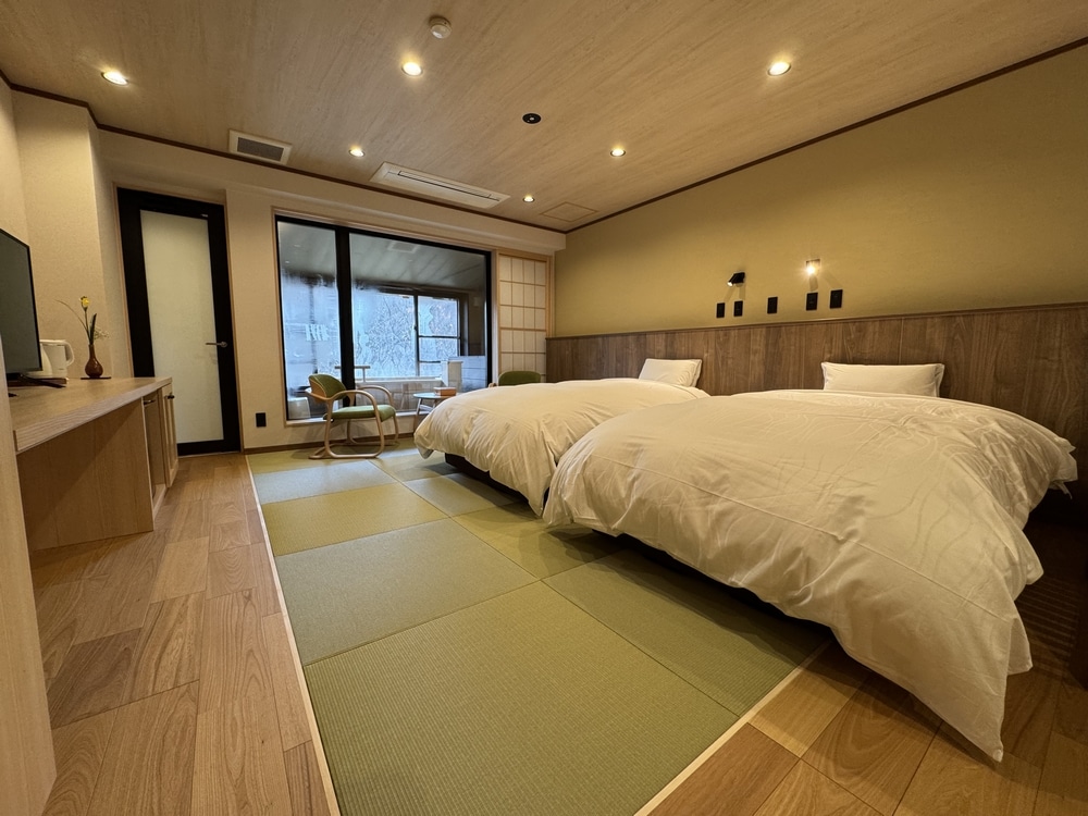 ห้องพัก 202 ห้องพร้อมอ่างอาบน้ำกึ่งเปิดโล่ง
