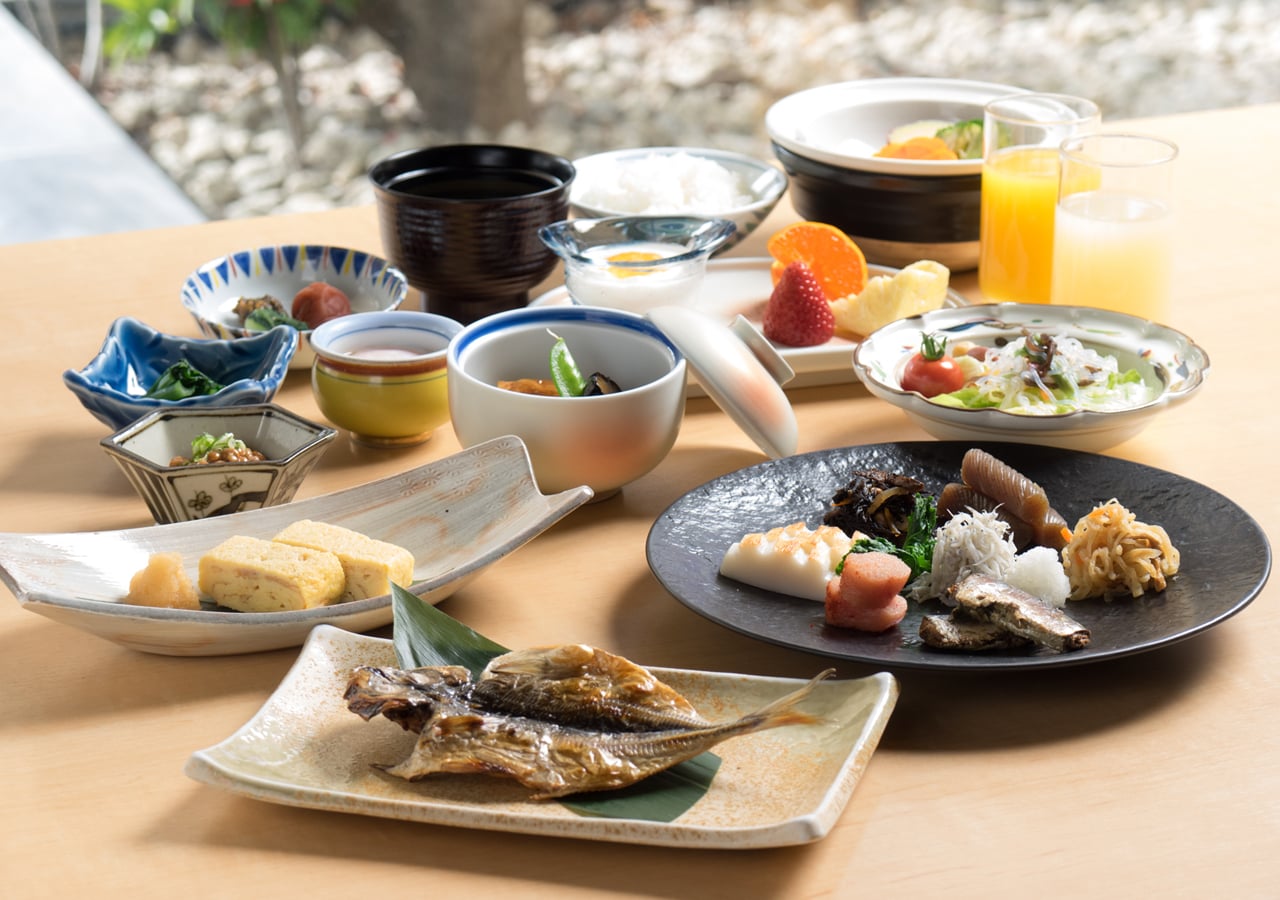 Image of breakfast centered on Japanese food 2021.06