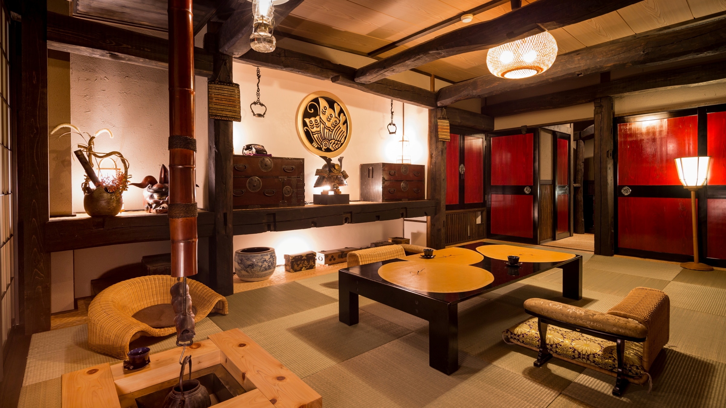 Terbatas untuk 3 grup sehari ~ Pembukaan pembaruan ~ "Gaya kediaman samurai terbaik & ldquo; kamar tamu rumah rakyat tua asli & rdquo; (ruangan khusus)" ~ Ekstrim ~