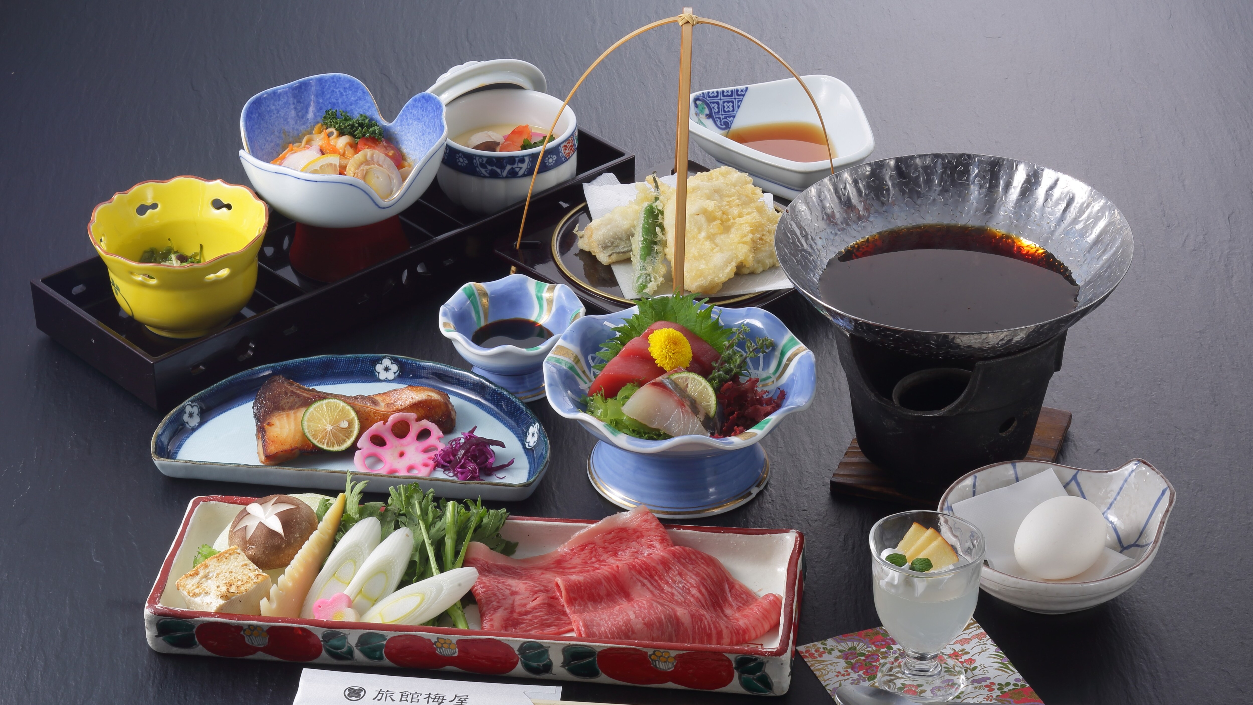 Hitachi beef sukiyaki banquet