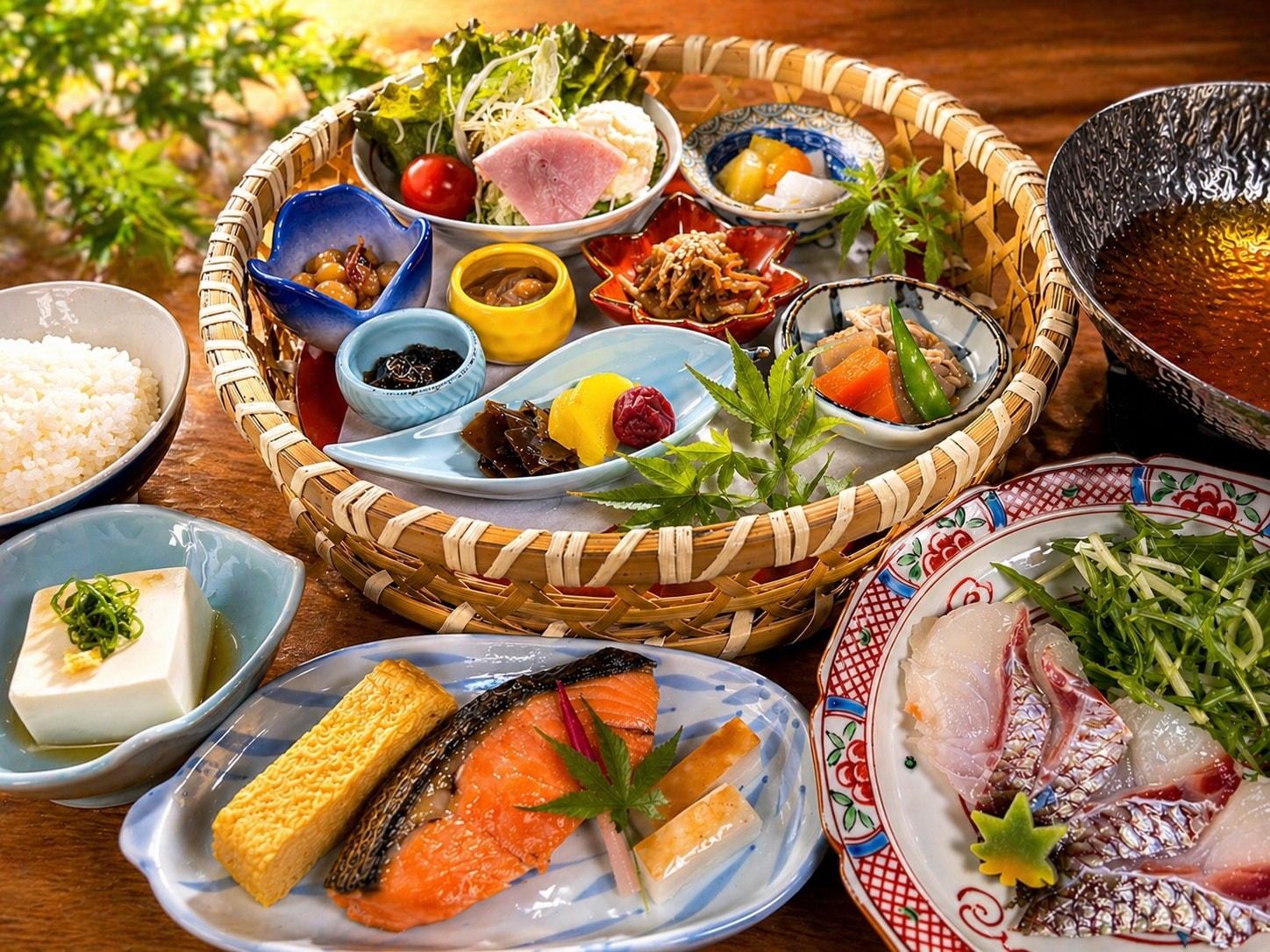期間限定！朝食に鯛しゃぶ付き