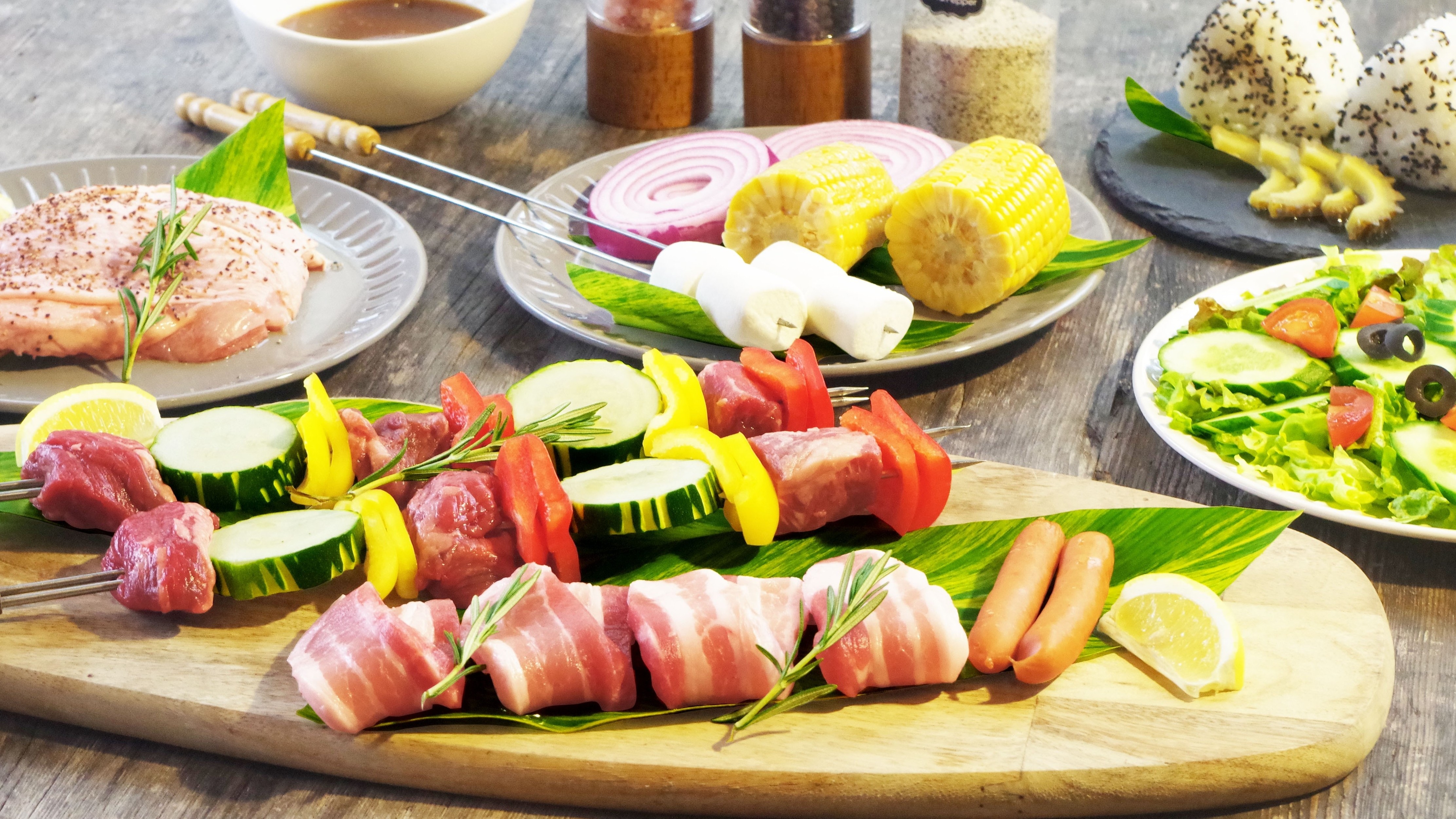 [Dinner] You can enjoy BBQ on the terrace of your room.